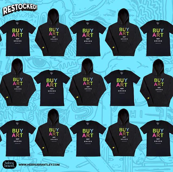 Restock! "Buy Art Not Drugs" By Hebru Brantley 