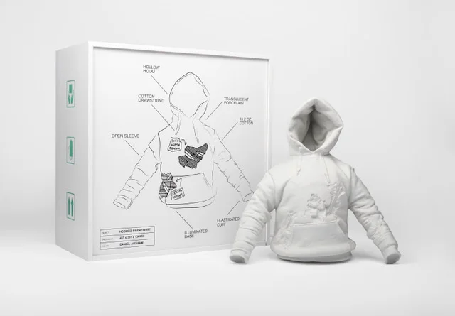 “ERODED SWEATSHIRT” Daniel Arsham x Case Studyo