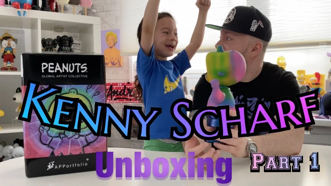 New Kenny Scharf x APPortfolio Unboxing PART 1 - Officially One Of My Fav In My Art/Toy Collection