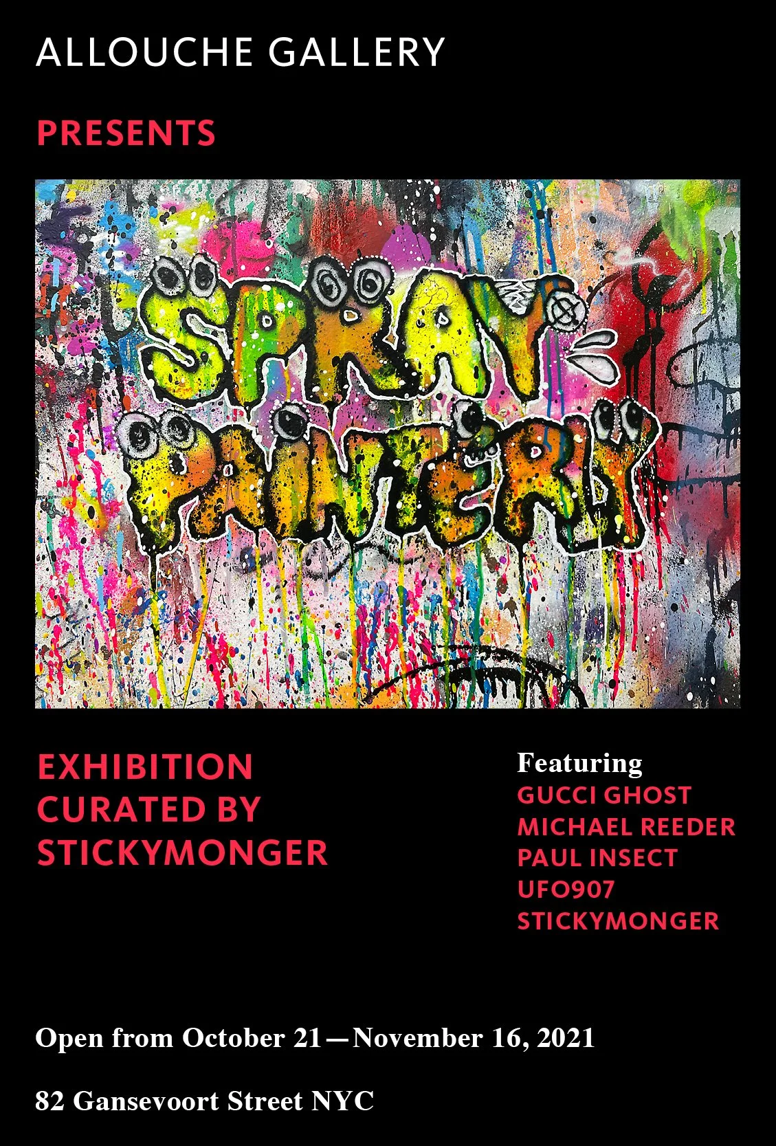 SPRAY PAINTERLY - NEW EXHIBITION AT ALLOUCHE GALLERY