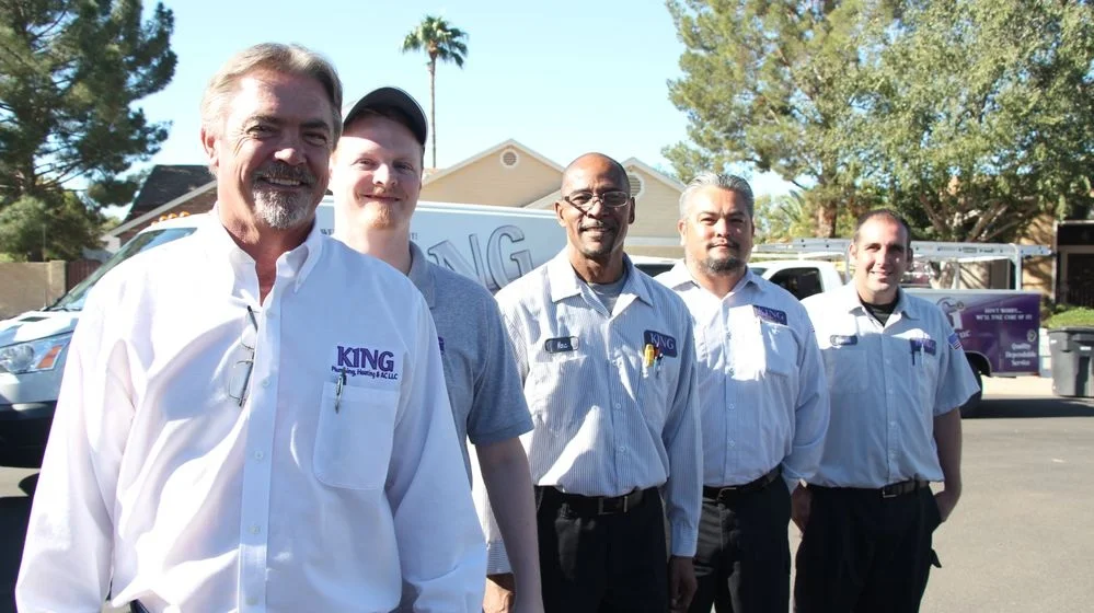 The team is ready to meet your heating, cooling, and plumbing needs.