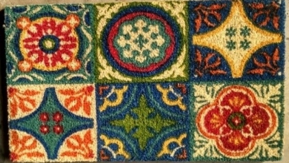 DAF-7005-PVC Coir Mat Bleached-Chillout Design