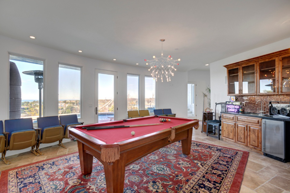 Lower level playroom