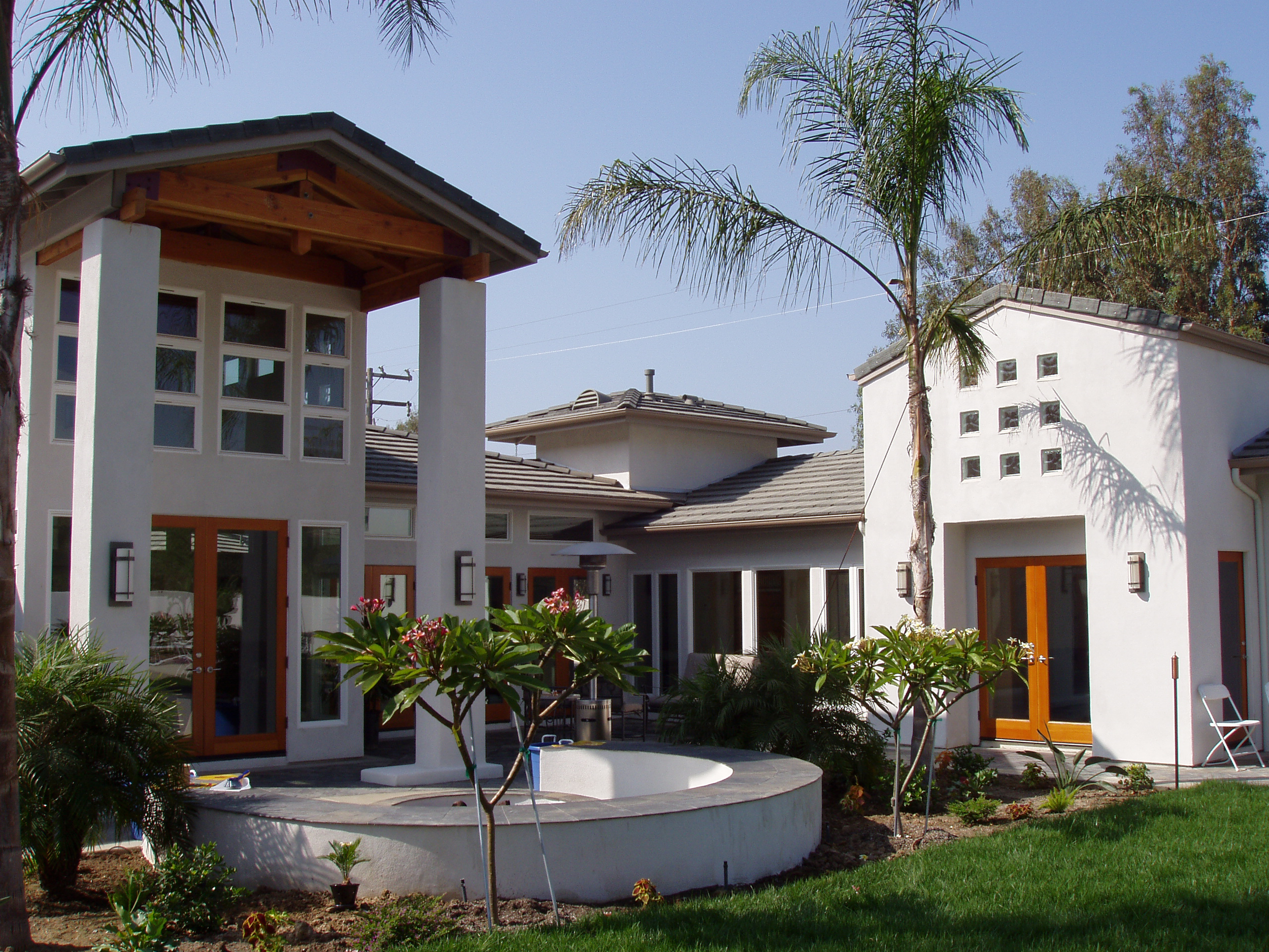 Interior courtyard