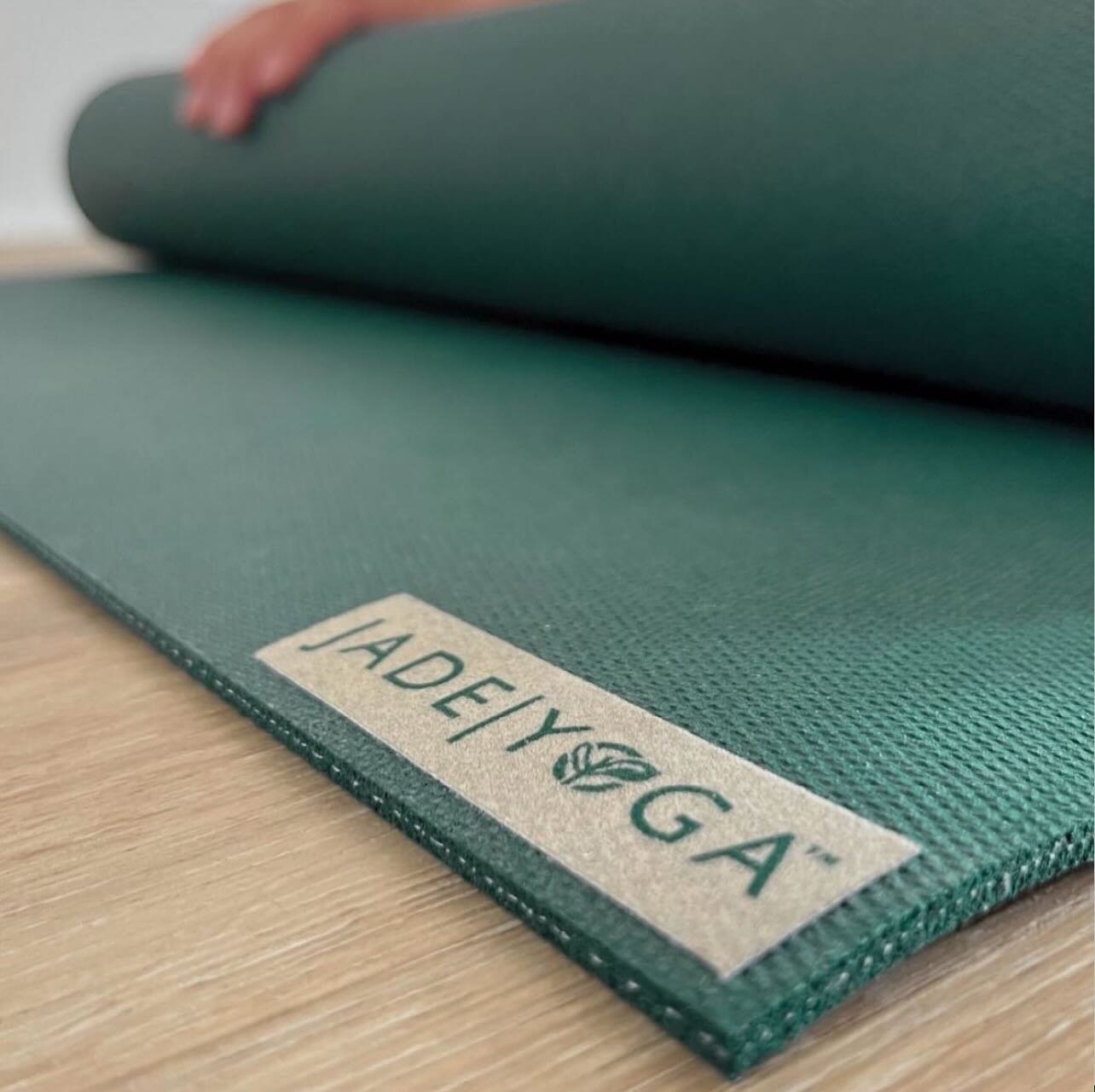 Did you know that @jadeyogamats plants a tree for every mat purchased.  Their most popular mat is the Harmony mat ✨🥰✨ and it&rsquo;s our favorite mat too.