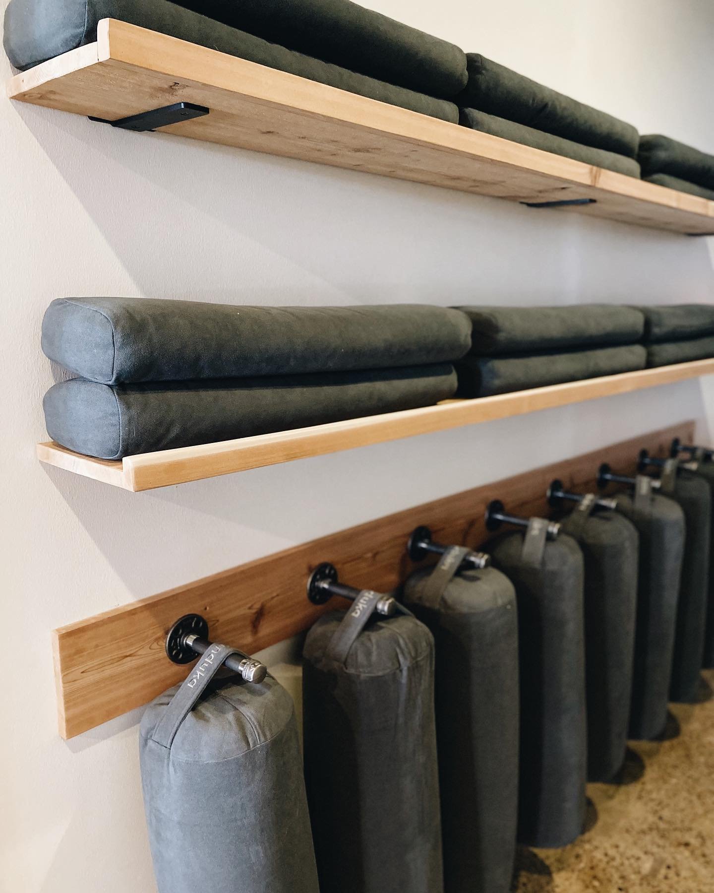 *New*

A wonderful wall of support just for you 🫶☺️🙏

Thank you @imjusaying for your artistry and craftsmanship. We love our beautiful bolster display!
&bull;
&bull;
&bull;
&bull;
#inharmonyoga #imjusayin #bolsters #yogaprops #organization #neatand