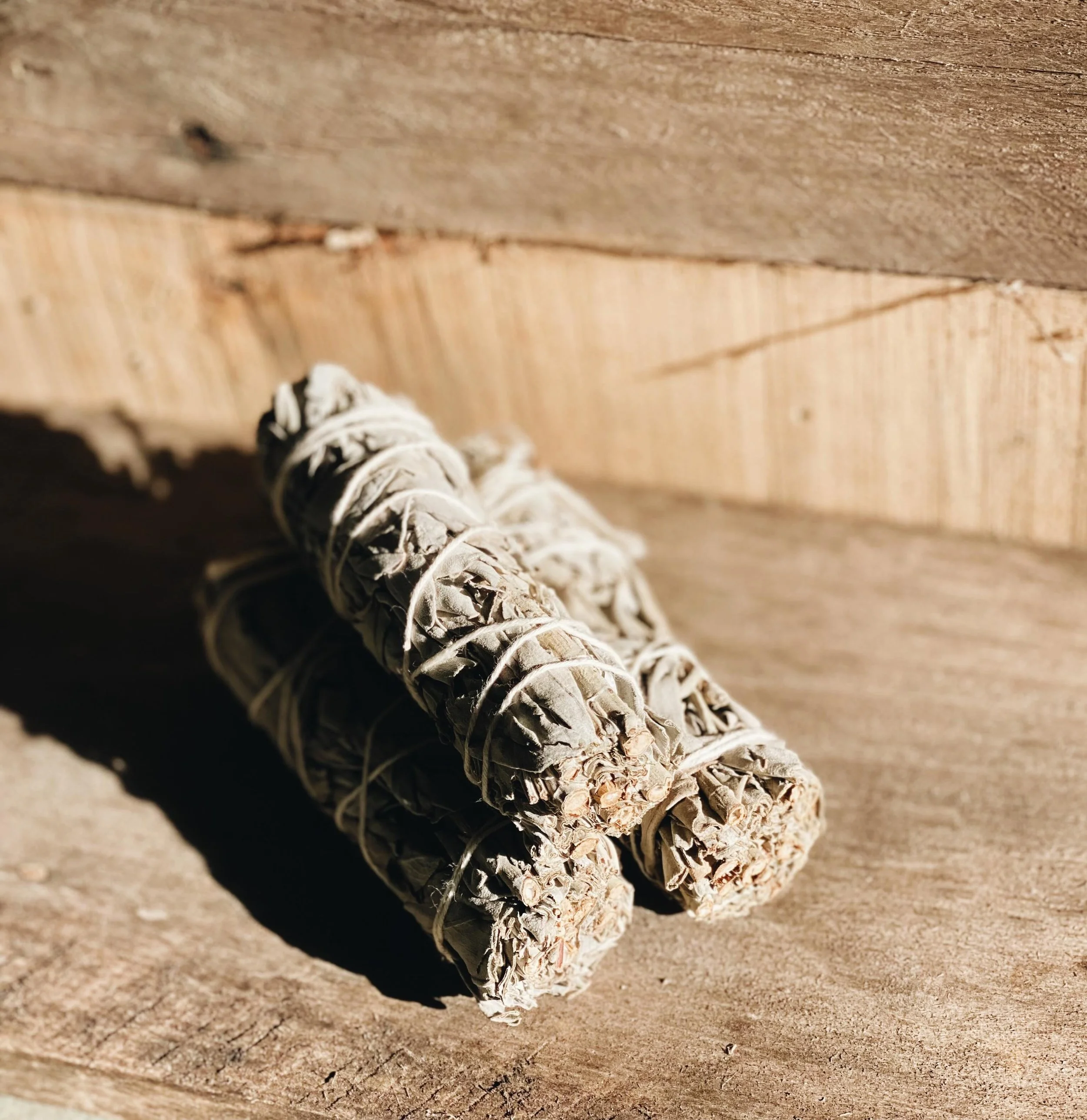 Sage has been used for centuries in sacred ceremonies for cleansing, protection, and healing. Revered for its calming aroma and purifying properties, sage is believed to help clear negative energy, support mindfulness, and create space for renewal an