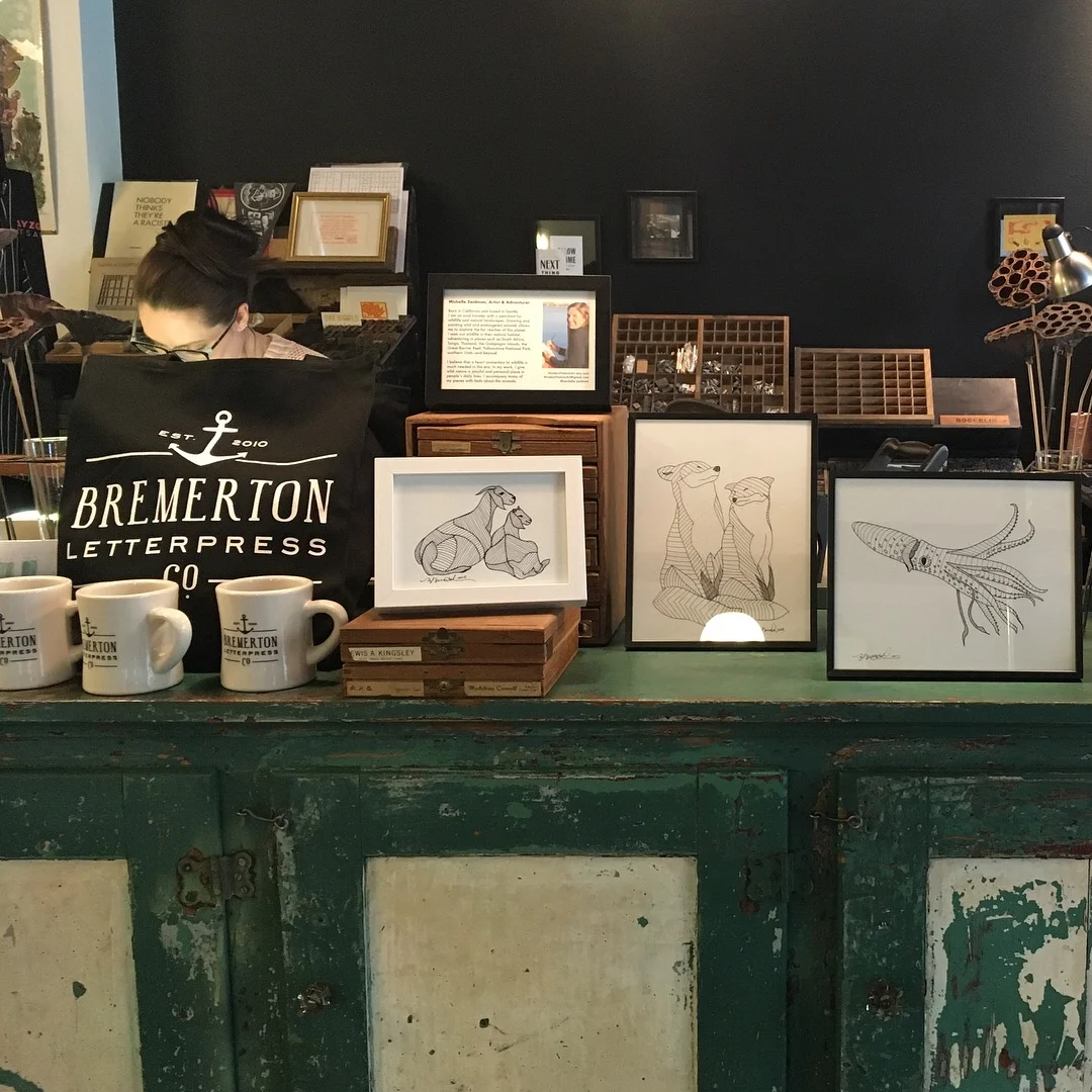 Art Show at The Bremerton Letterpress Co.