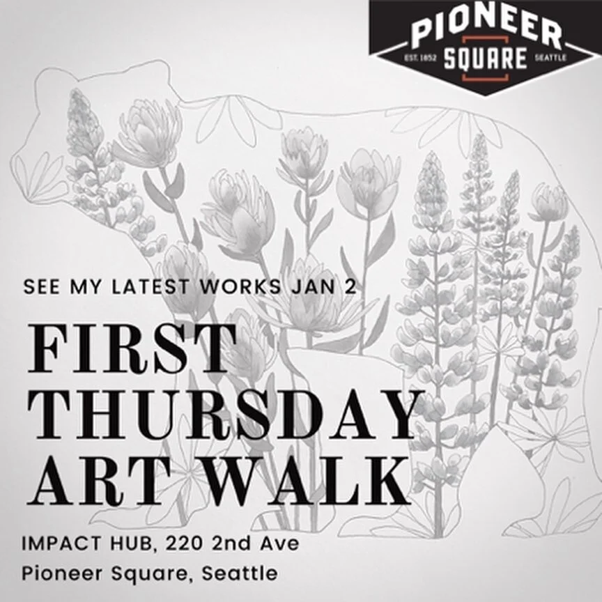 Seattle First Friday Artwalk in Pioneer Square