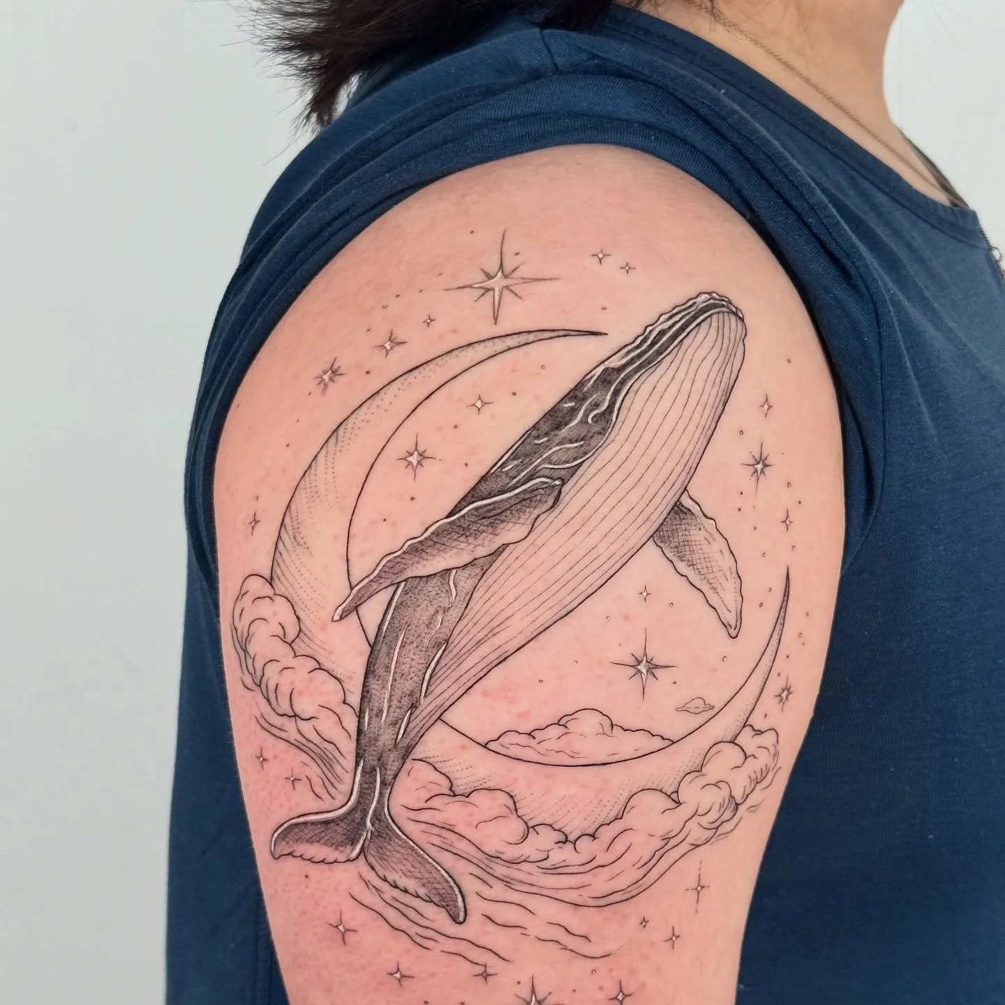 One time I was swimming near my old house in Hawaii during one of the lowest moments of my life. I was heartbroken &amp; crying in the ocean like a crazy person, when a whale popped its head up near me. She was massive. And in that moment, she remind