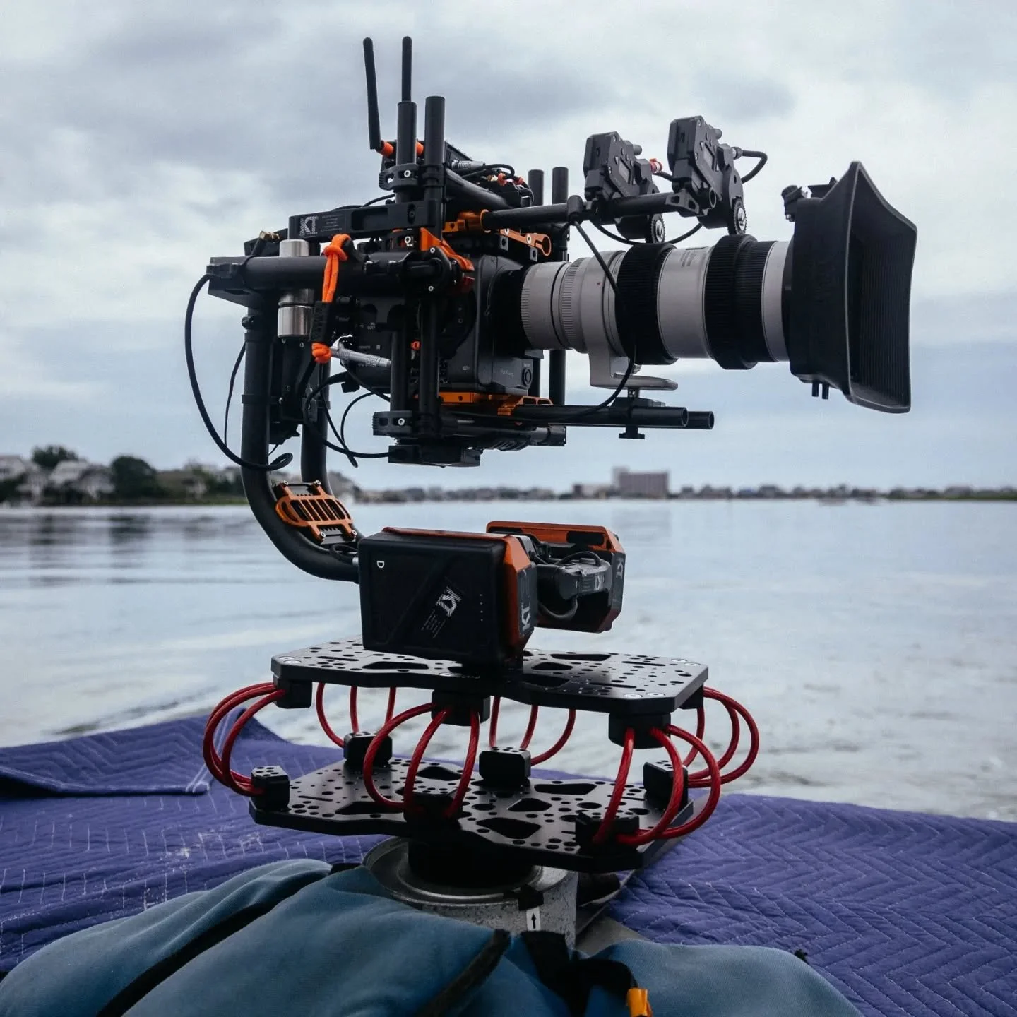 A week to remember with @zach_trinca and crew.
.
Thanks to @skudlycamera for the great grip support on this Sony FX6 with Canon 70-200 f2.8 with 1.4x Extender built on to Movi Pro on the @kesslercrane Killshock ATP. This whole rig was built onto the 