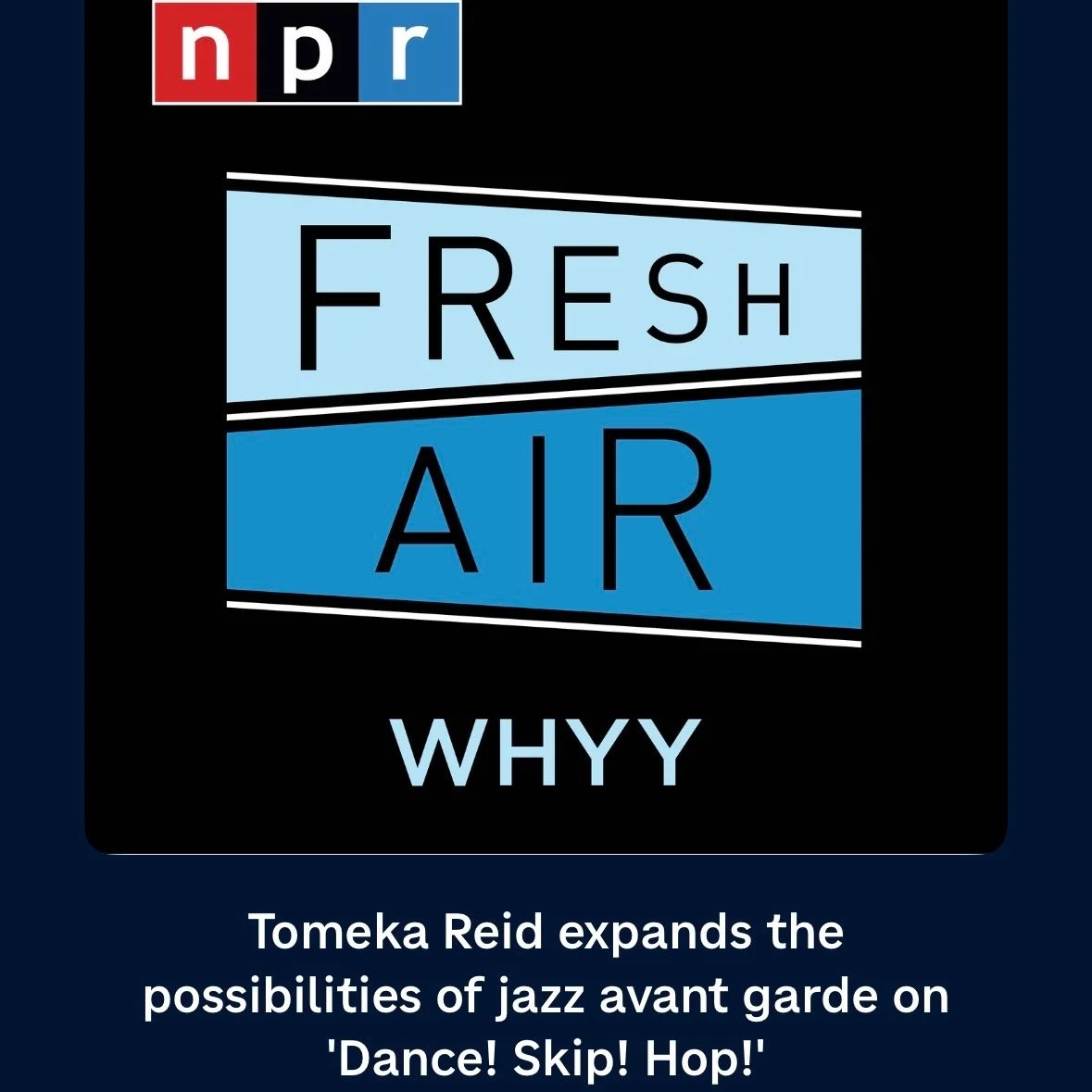Tomeka Reid on NPR Fresh Air