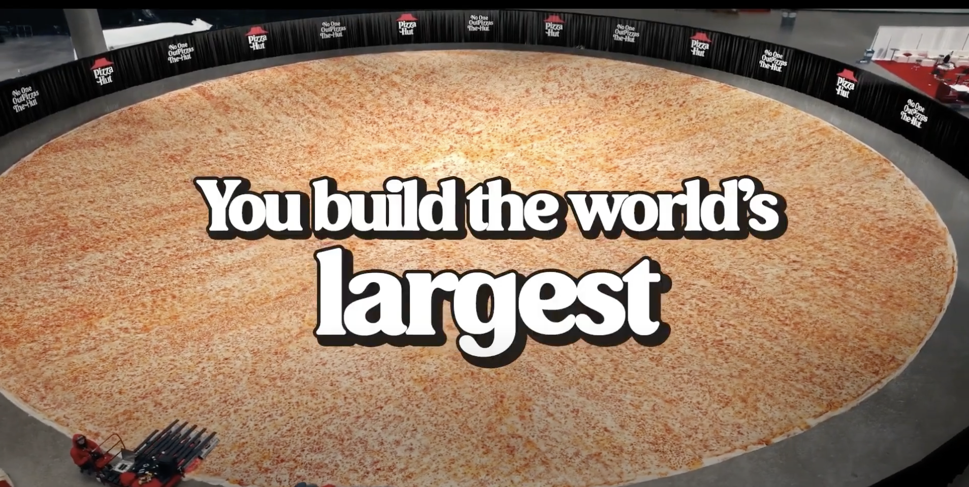 Airrack x Pizza Hut x Guinness World Record Largest Pizza