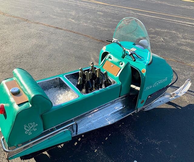 There&rsquo;s no job description too unusual for Empire Metal. For this client , we converted the storage area of a vintage Italian snowmobile into a roving bar cart . Saluti! 
Empire Metal looks forward to serving you again very soon. Michael #metal