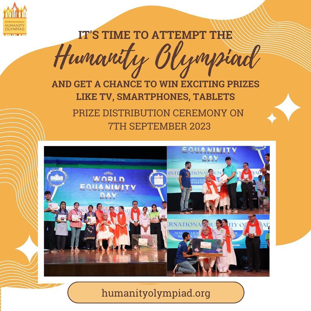 Today is a new day!!
Start fresh, begin now 💻💻

It&rsquo;s the time to attempt humanity Olympiad 🤗🤗
Register and start attempting 👇🏻👇🏻 

https://humanitydevelopmentclub.org/

Don&rsquo;t miss the chance to win exciting prizes too 📺 💻 📱 💥?