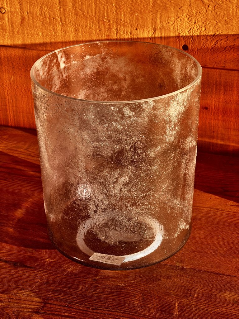 7" D-15 Lemurian Seed, Violet Aura Gold Tall