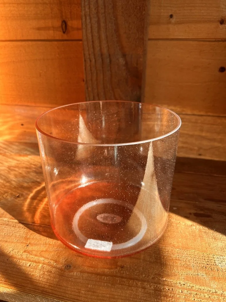 8" C0 Morganite Alchemy Crystal Bowl