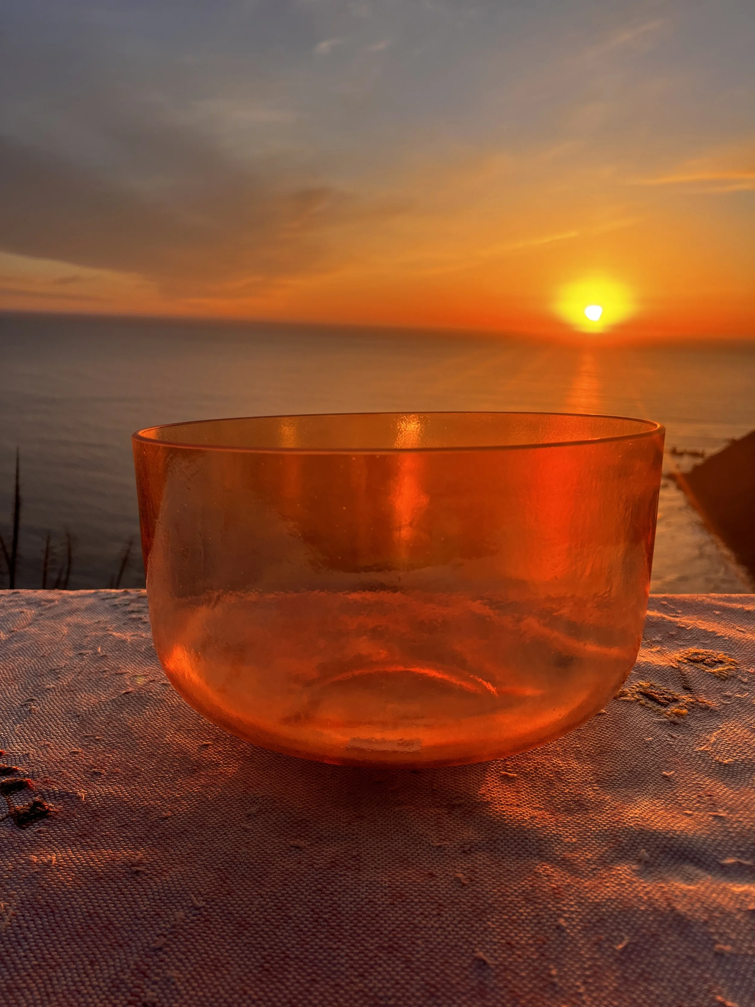 12" G-20 Grandmother Alchemy Crystal Bowl