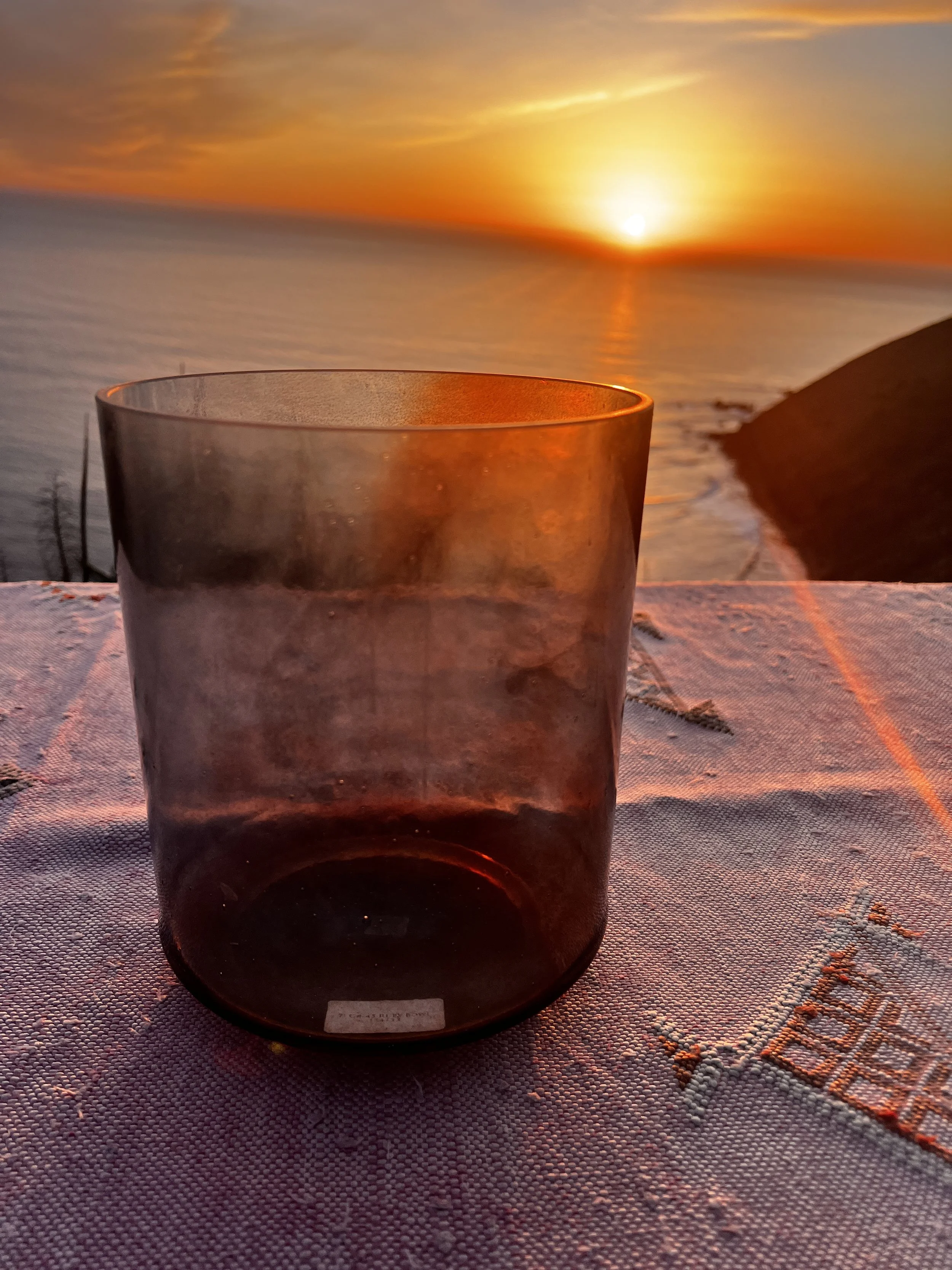 7" G♯-45 Ruby Alchemy Crystal Bowl