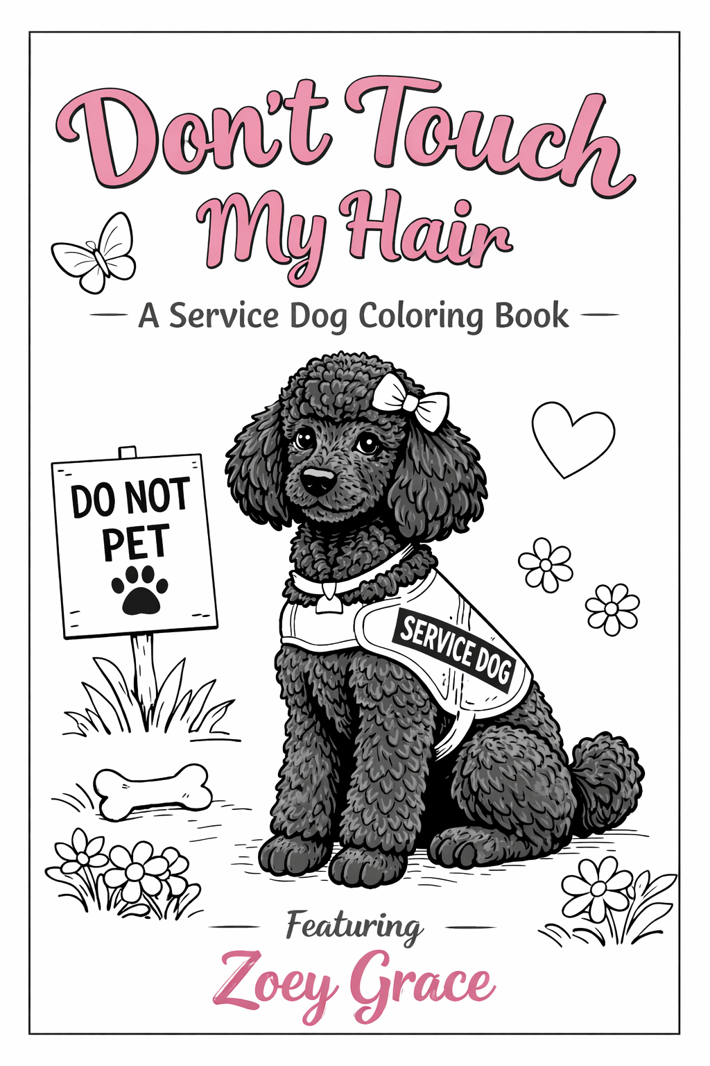 Zoey the Service Dog Coloring Book