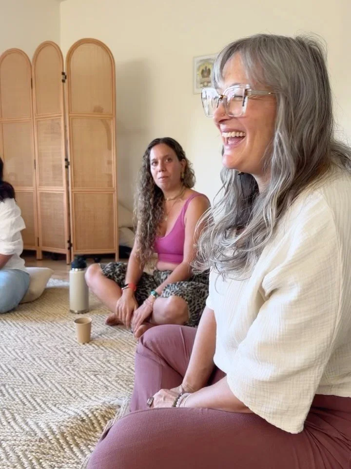 We had such a sweet circle of women for our fall Practitioner Meetup. 🌻 The sunlight had warm morning glow and the kindness among all was truly felt. It is special when women can come together in a relaxed easeful way, to genuinely connect, to hold 