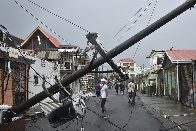Morning after Hurricane Maria