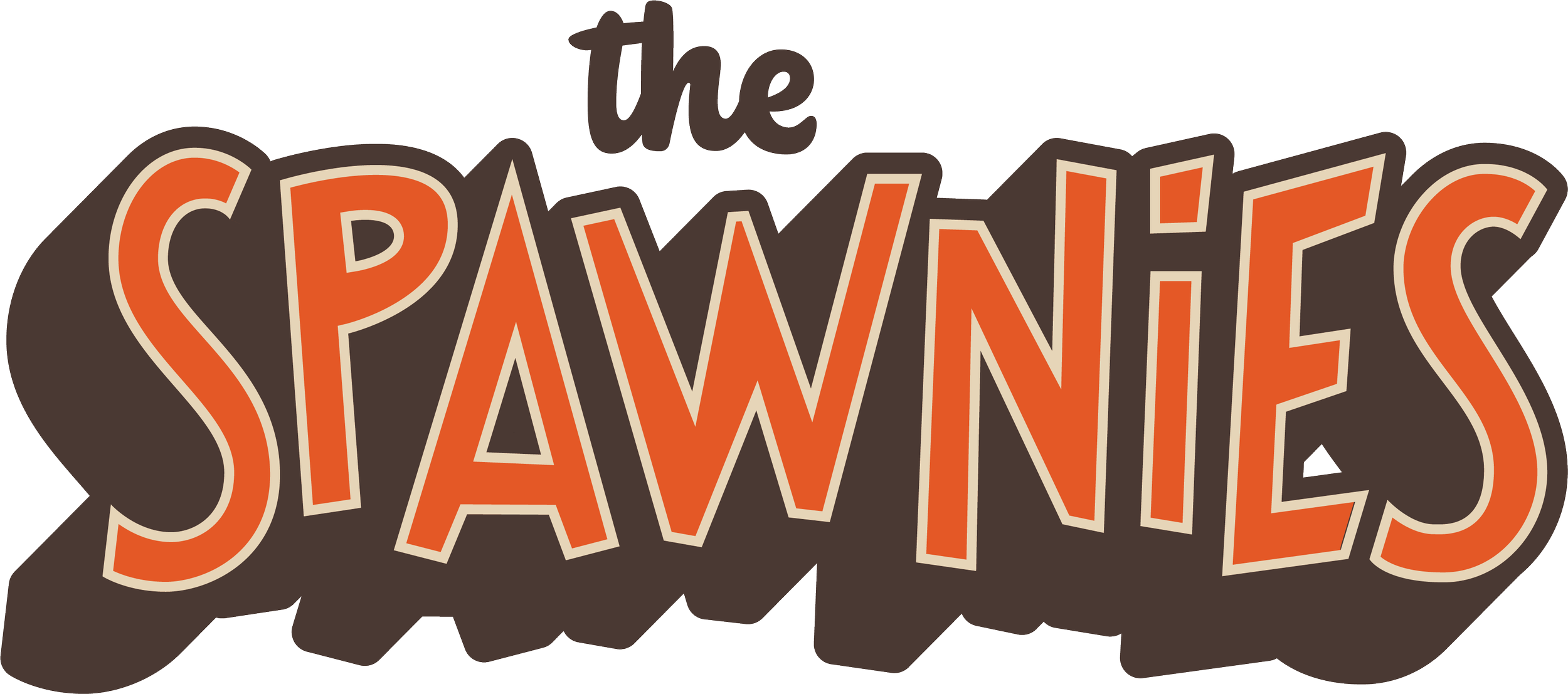 The words "the SPAMMIES" in stylized orange and brown text with a black outline.