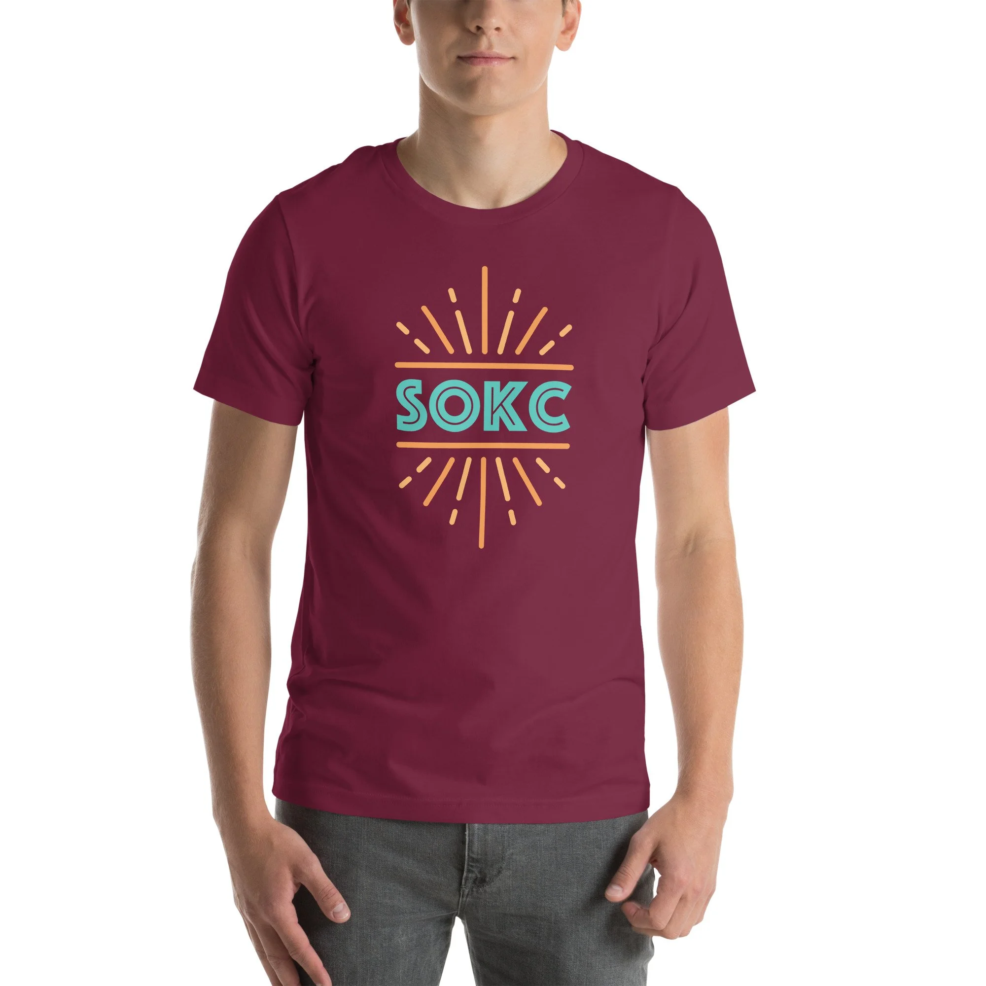 unisex-staple-t-shirt-maroon-front-69484bc7e61b6.jpg