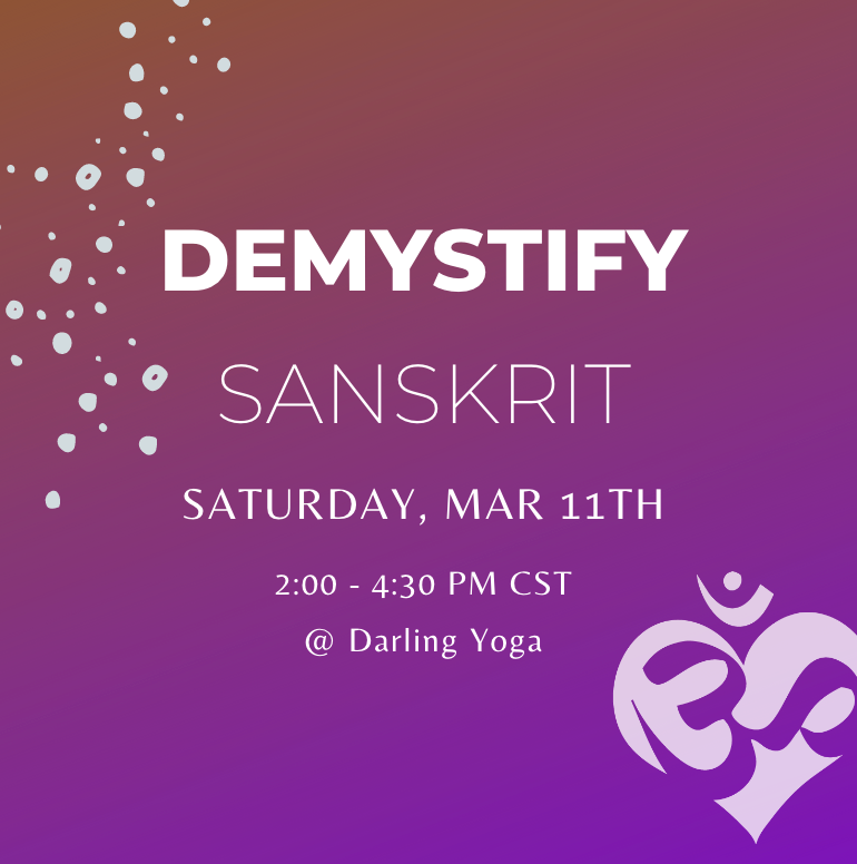 Demystify Sanskrit Workshop 