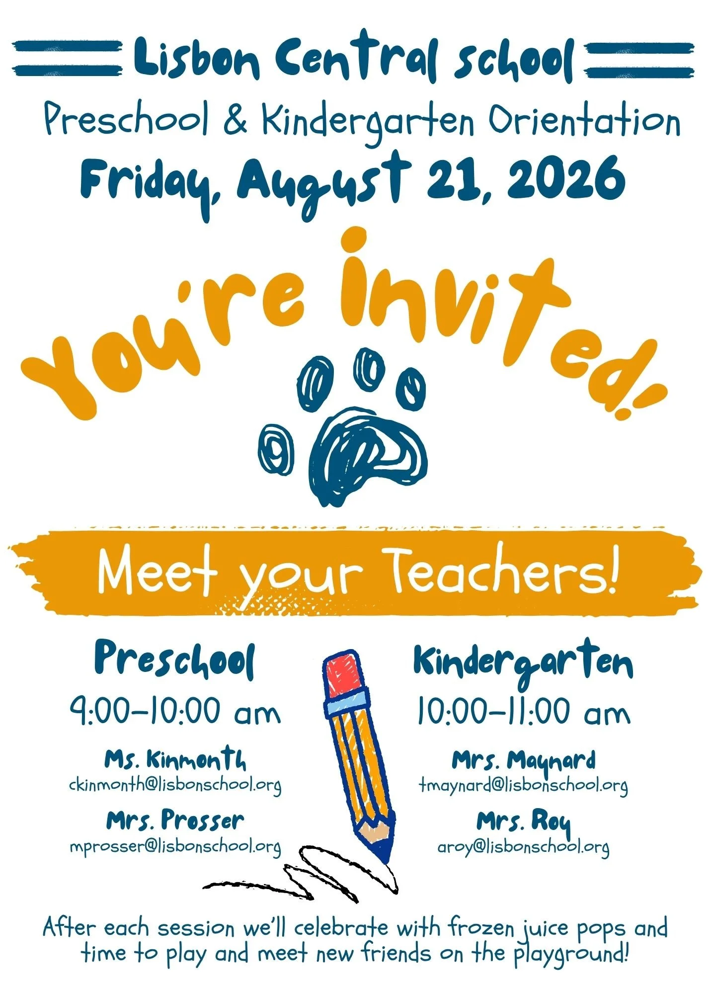 White Blue Illustrative Welcome To School Orientation Invitation.jpg