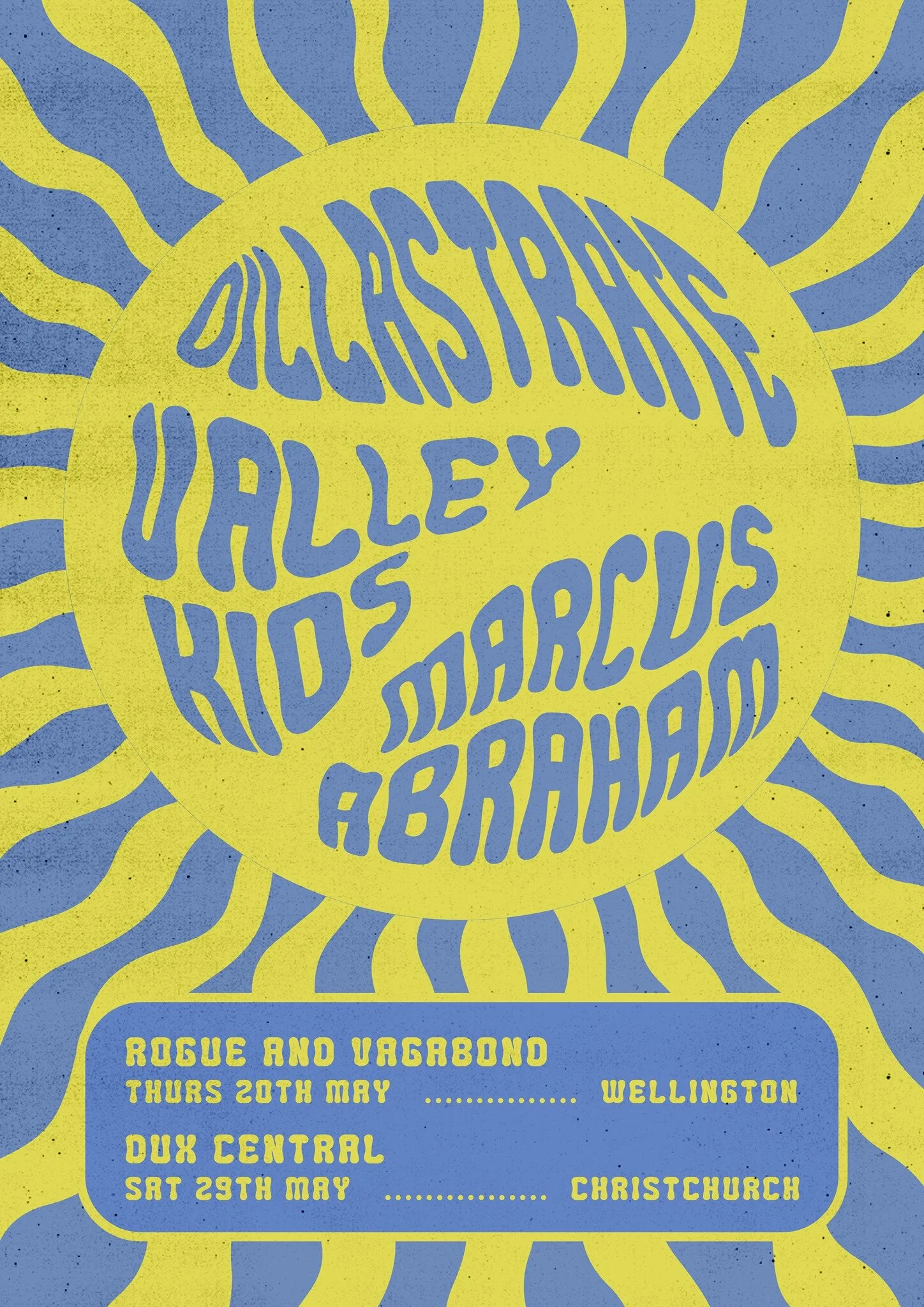 Dillastrate, Valley Kids and Marcus Abraham: Christchurch