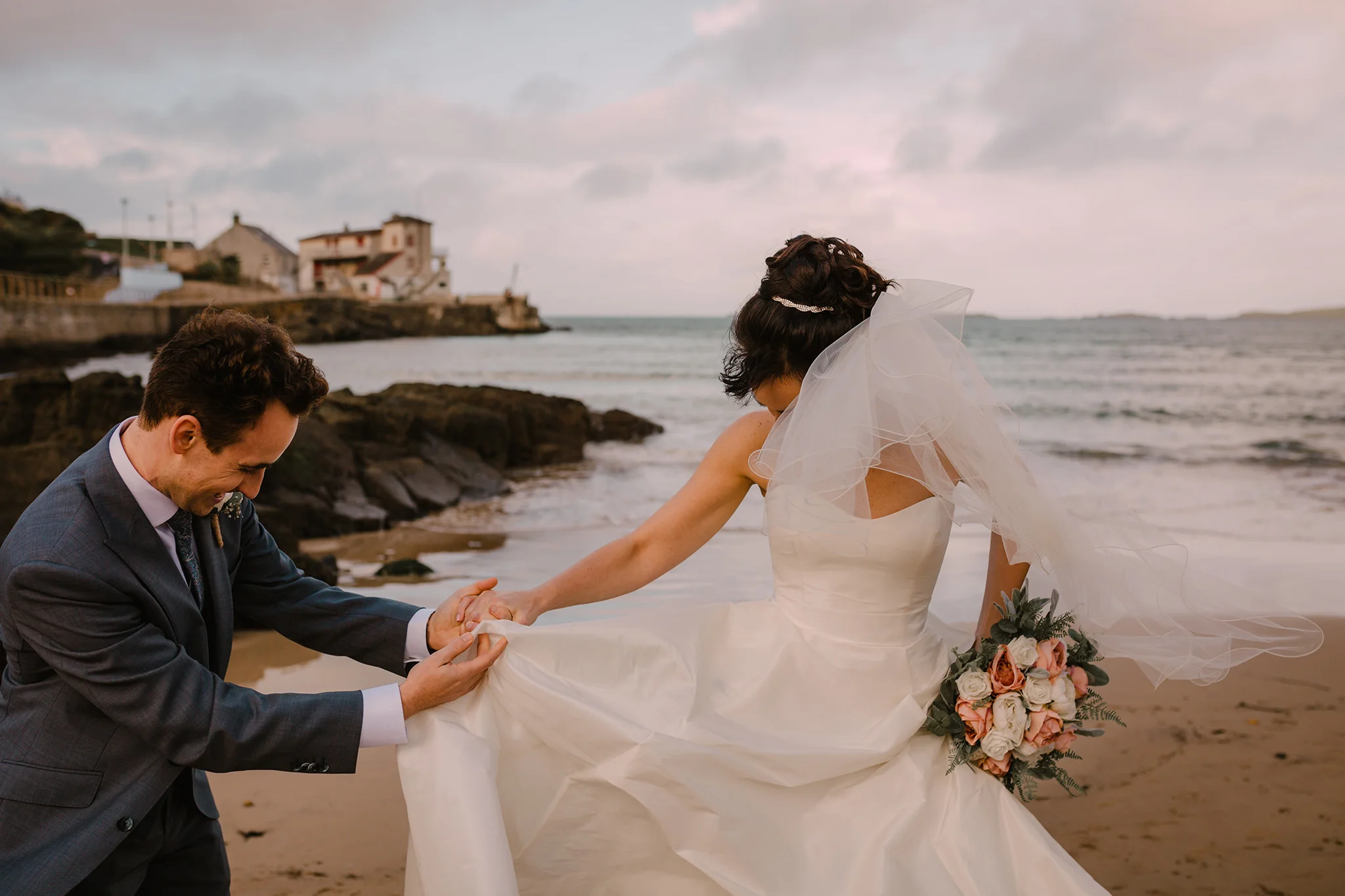 arcadia portrush wedding fun relaxed alternative wedding photographers Northern Ireland