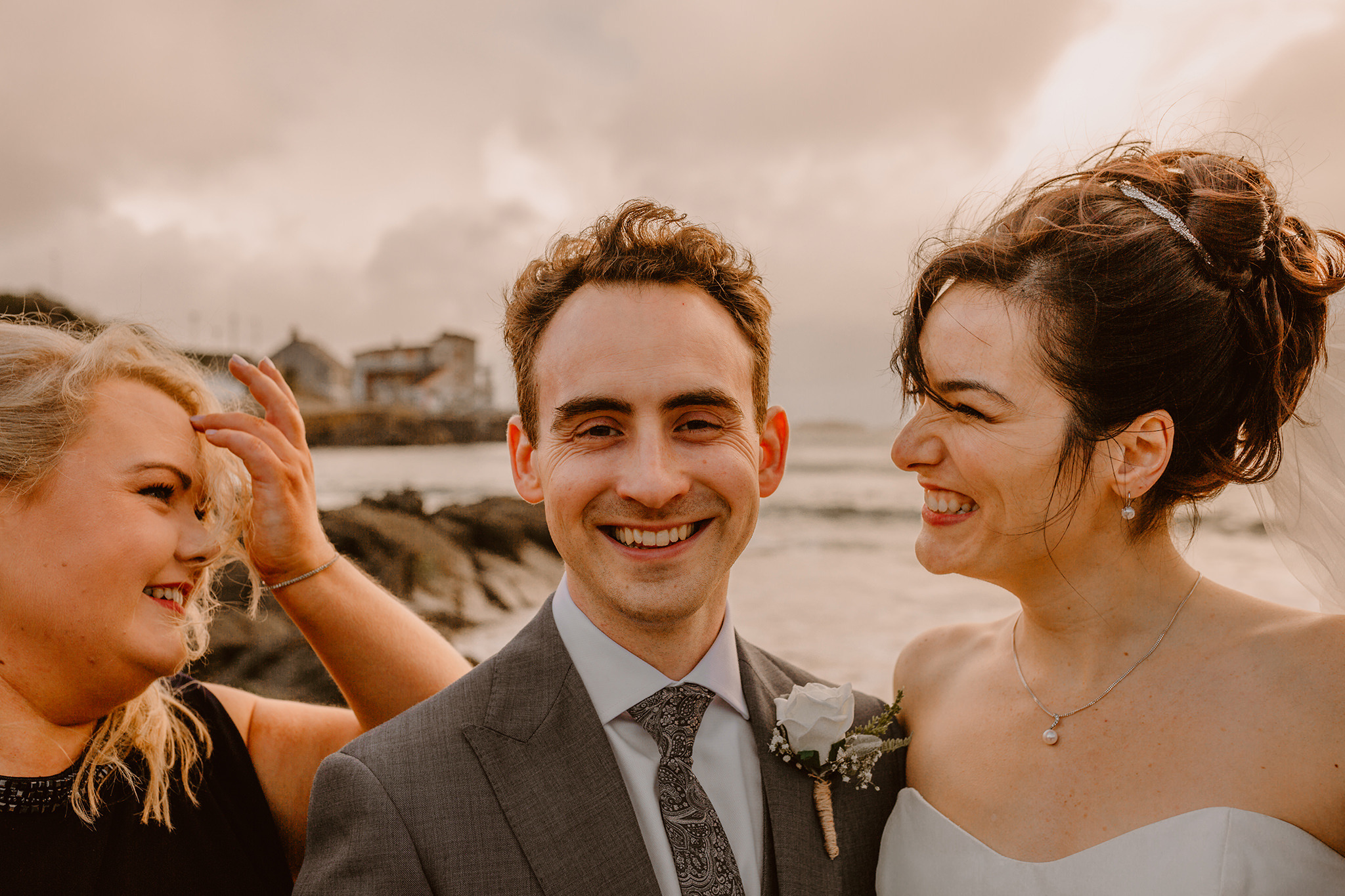 arcadia portrush wedding fun relaxed alternative wedding photographers Northern Ireland