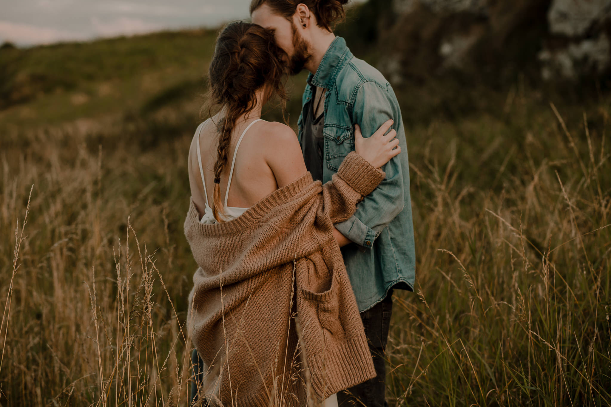 hipster couple pre wedding adventure session ireland