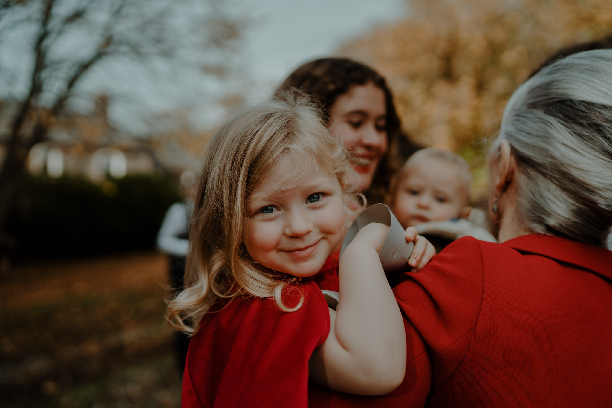 flower girl wedding at lissanoure castle
