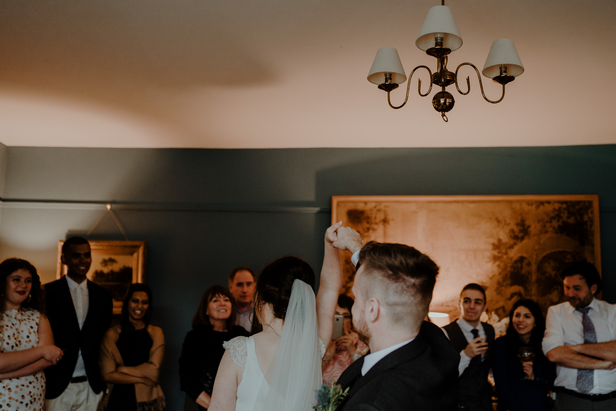 first dance  wedding at lissanoure castle