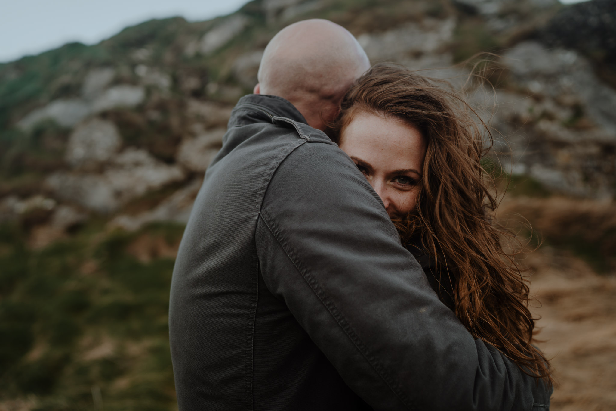 engagement photographers portrush kinbane castle