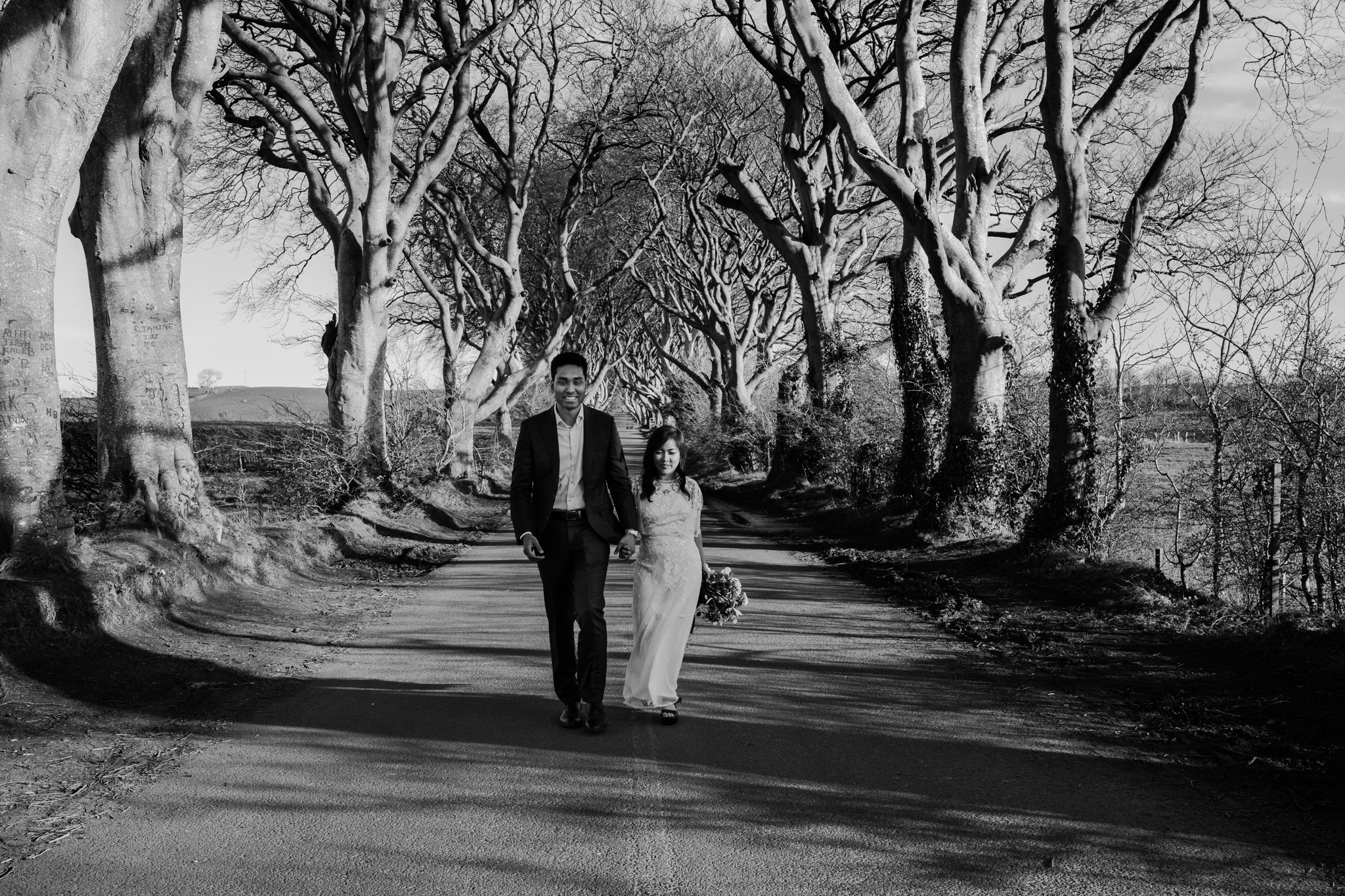 the-dark-hedges-adventure-engagment-photographers