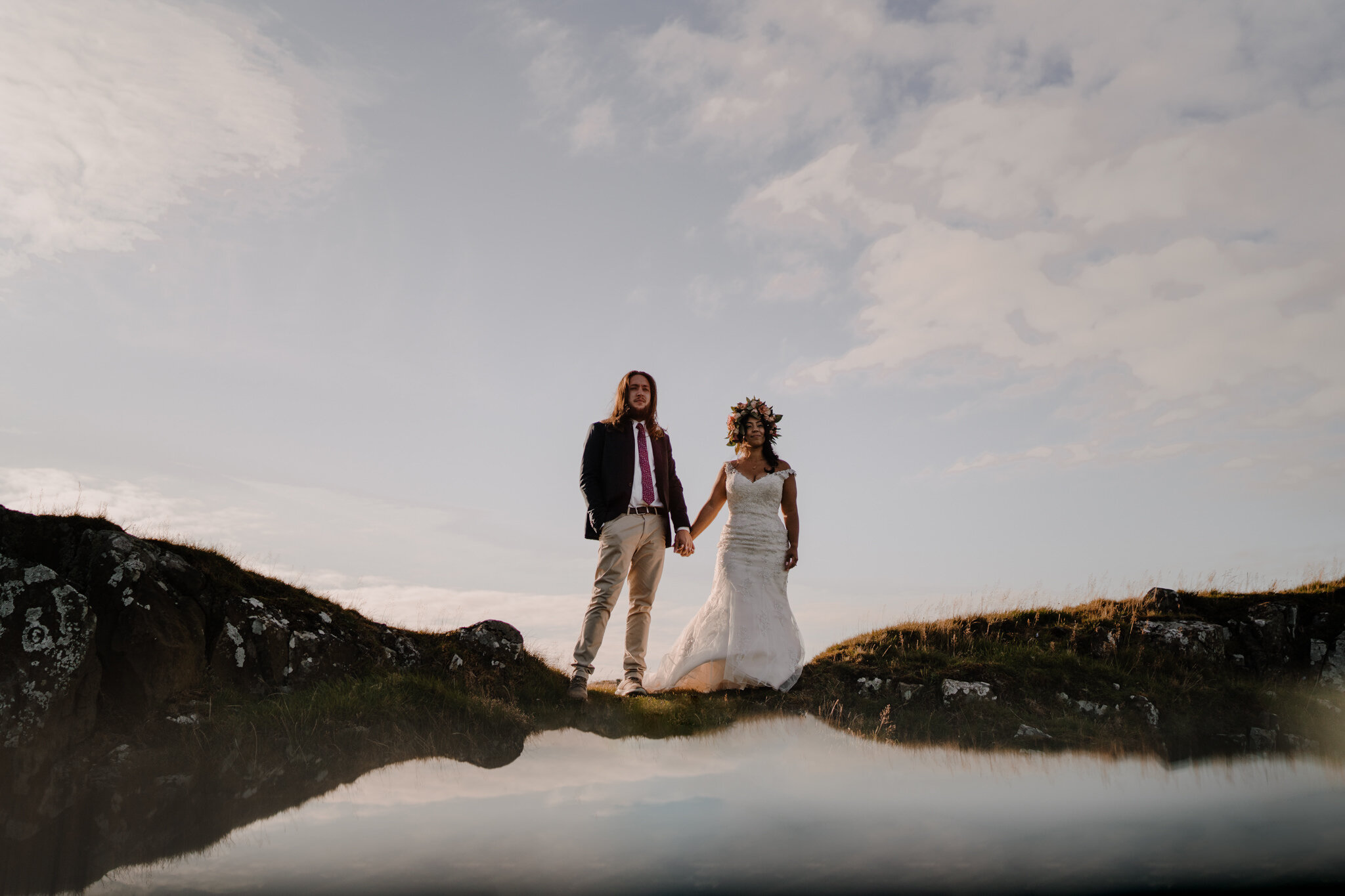boho elopement murlough bay