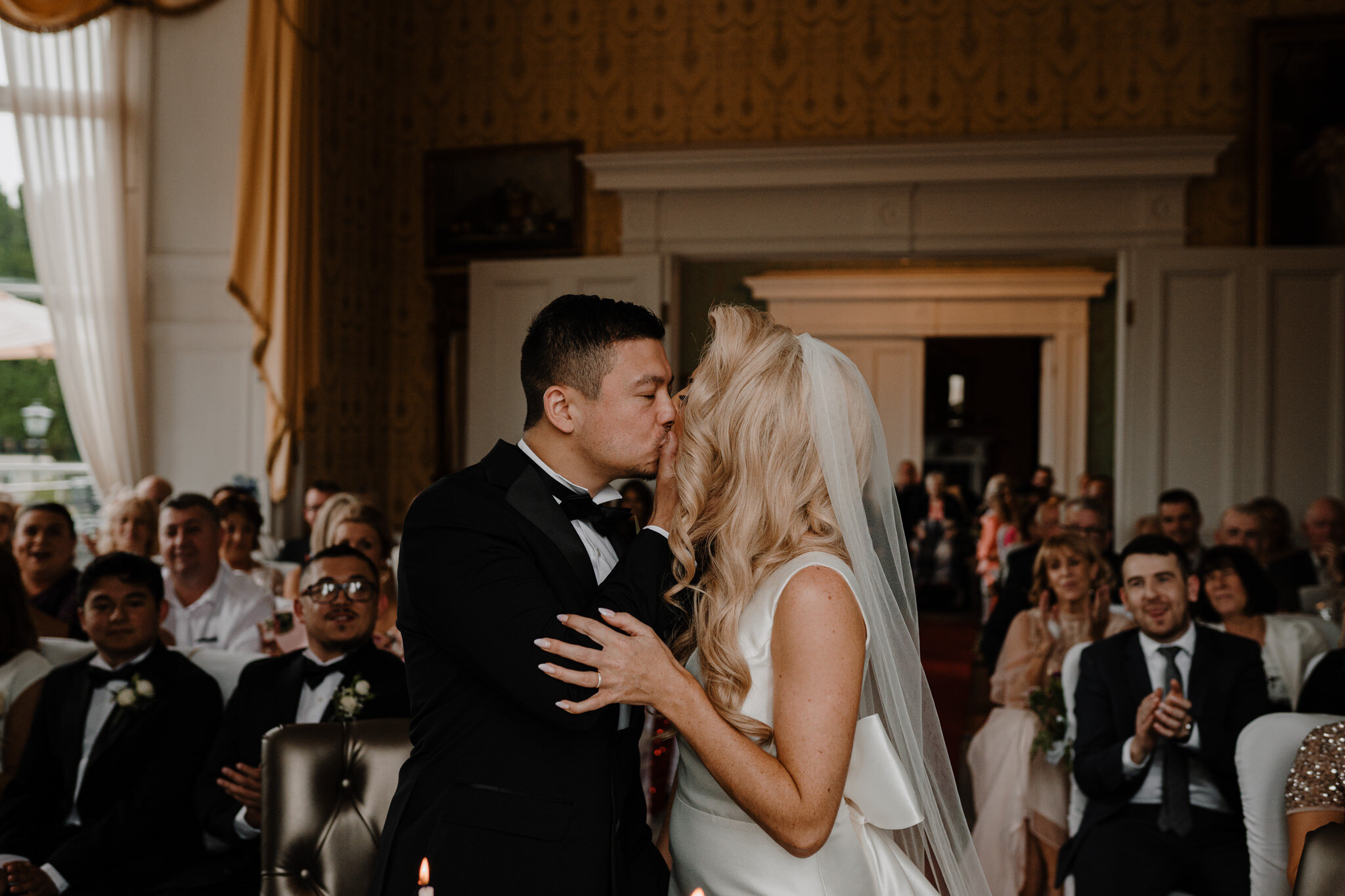 first-kiss-ceremony-irish-wedding-photographers