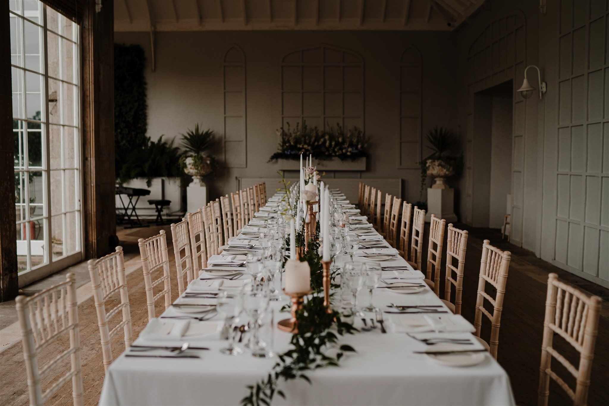 dining-room-setup-meal-wedding-crom-castle