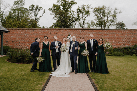 Fun bridal party gif Tullyveery house wedding