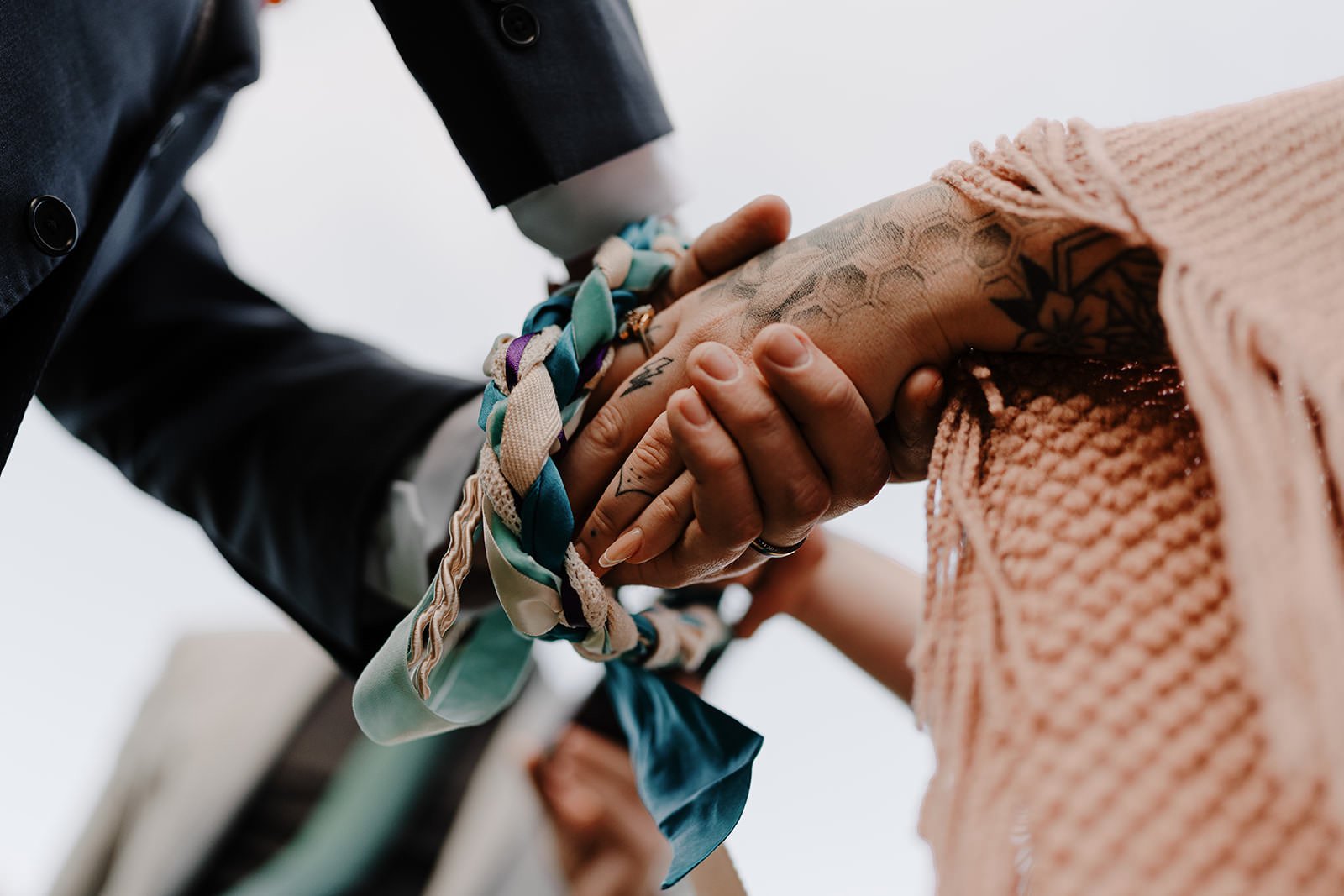 irish handfasting cords elopement dunseverick castle