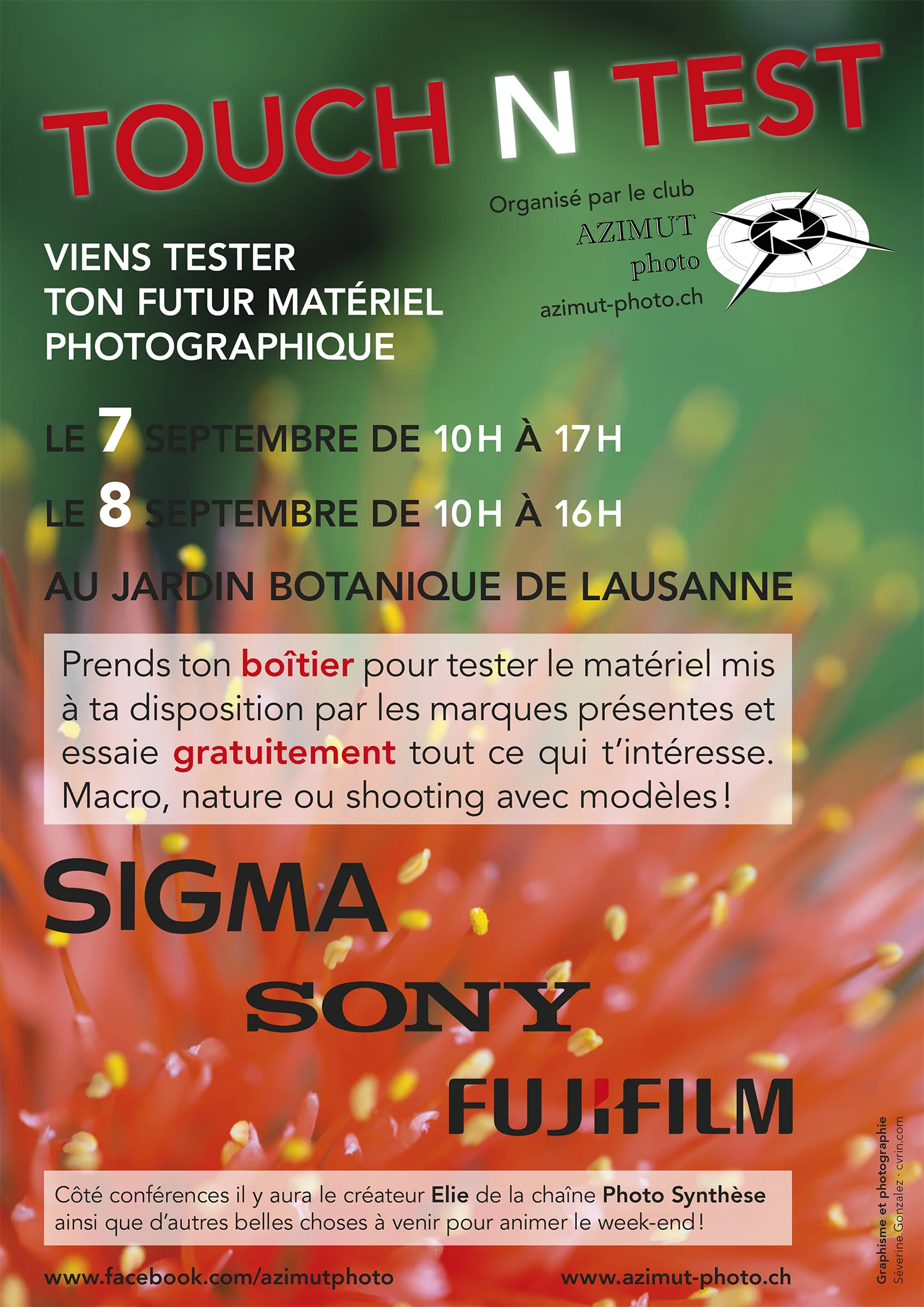 Affiche-flyer «Touch N Test»