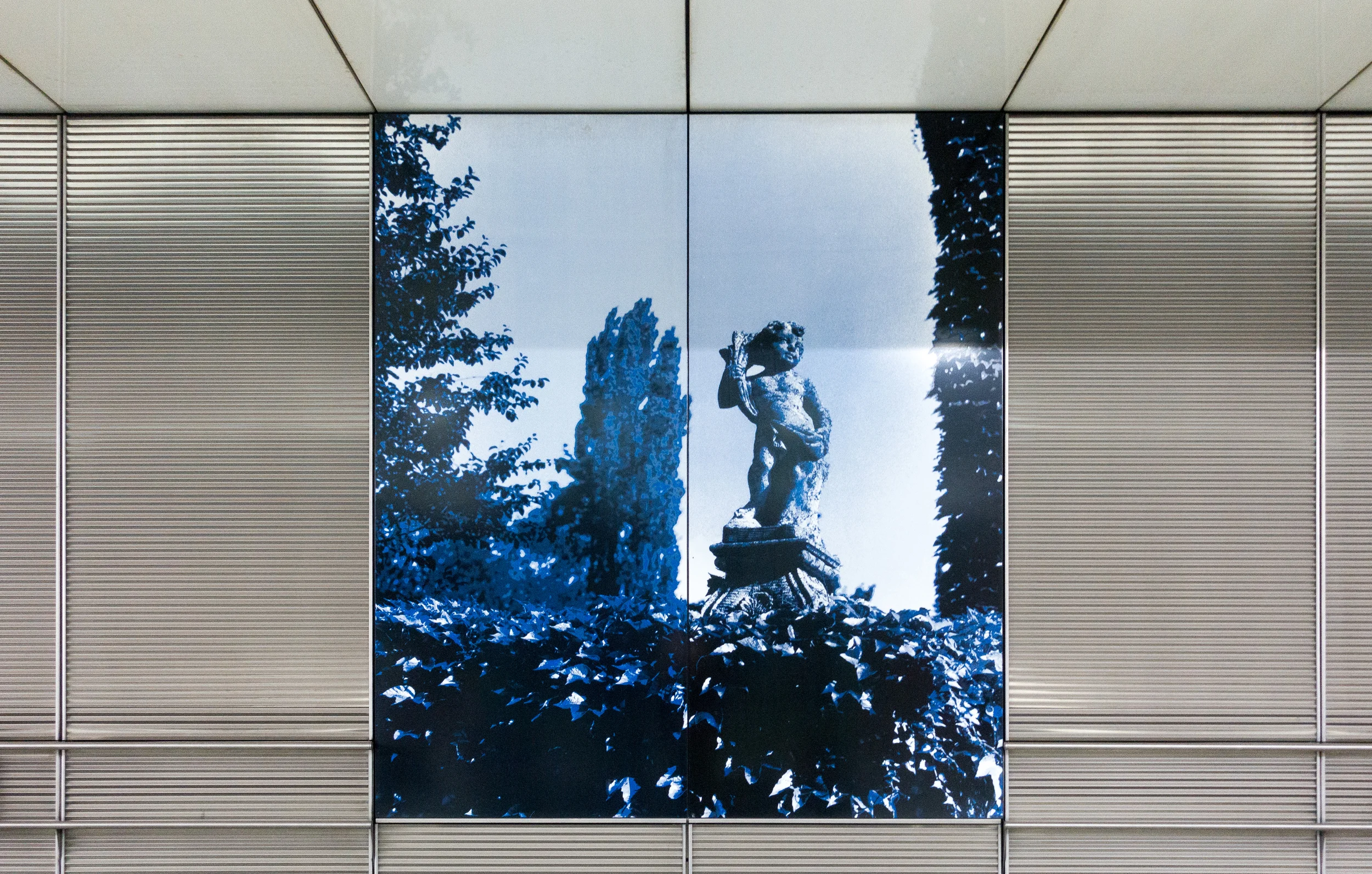 München, U-Bahnhof Feldmoching, Künstlerische Gestaltung: Florian Heine