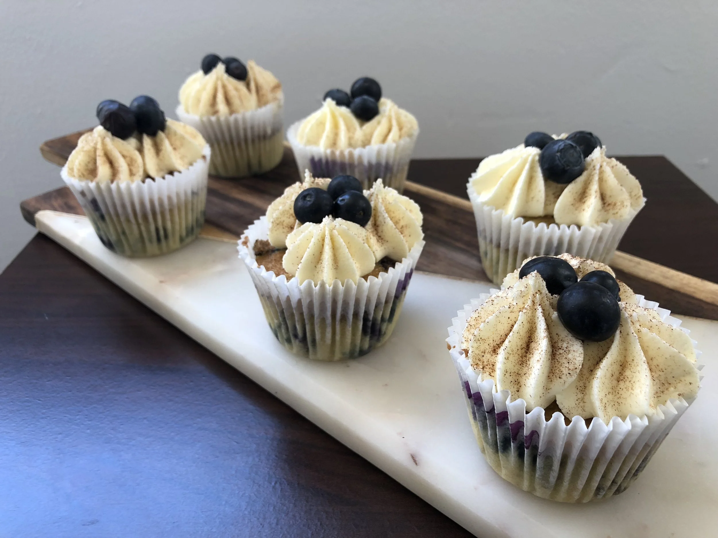 Blueberry Pancake Cupcake
