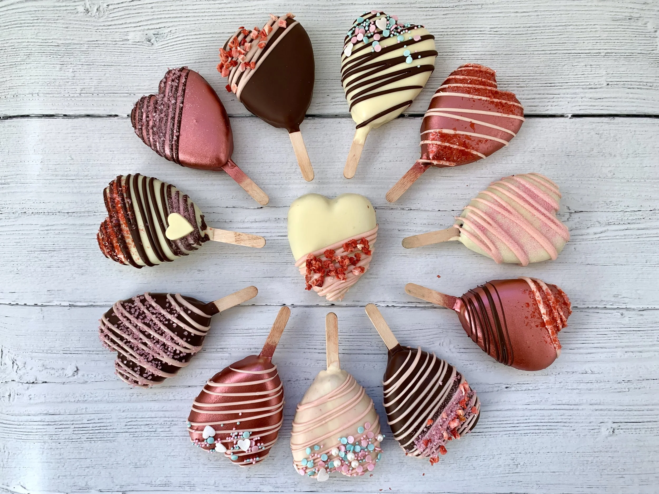 Heart Cakesicles — EatWithArli