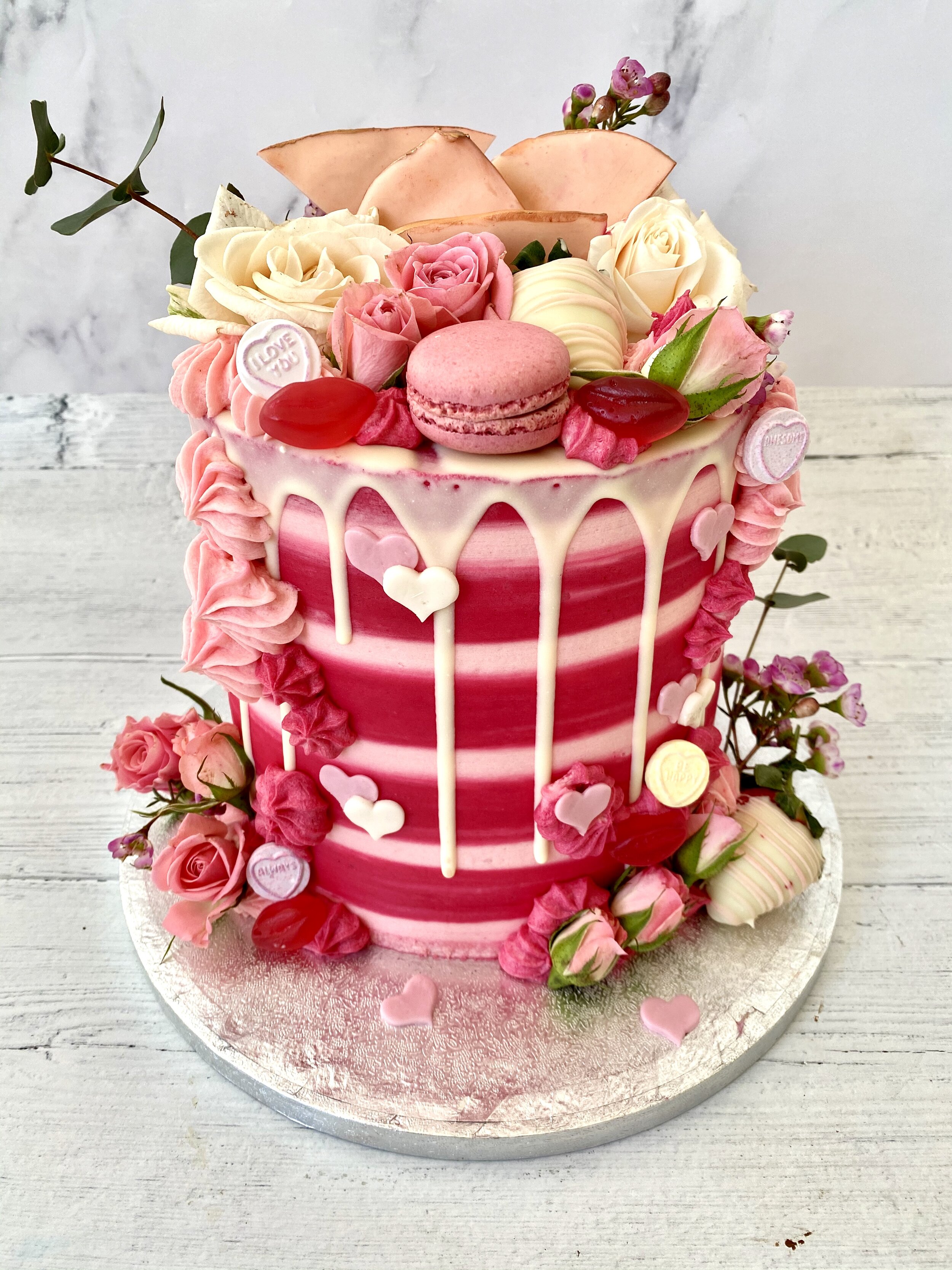Red Velvet Stripe Cake Recipe | Woolworths