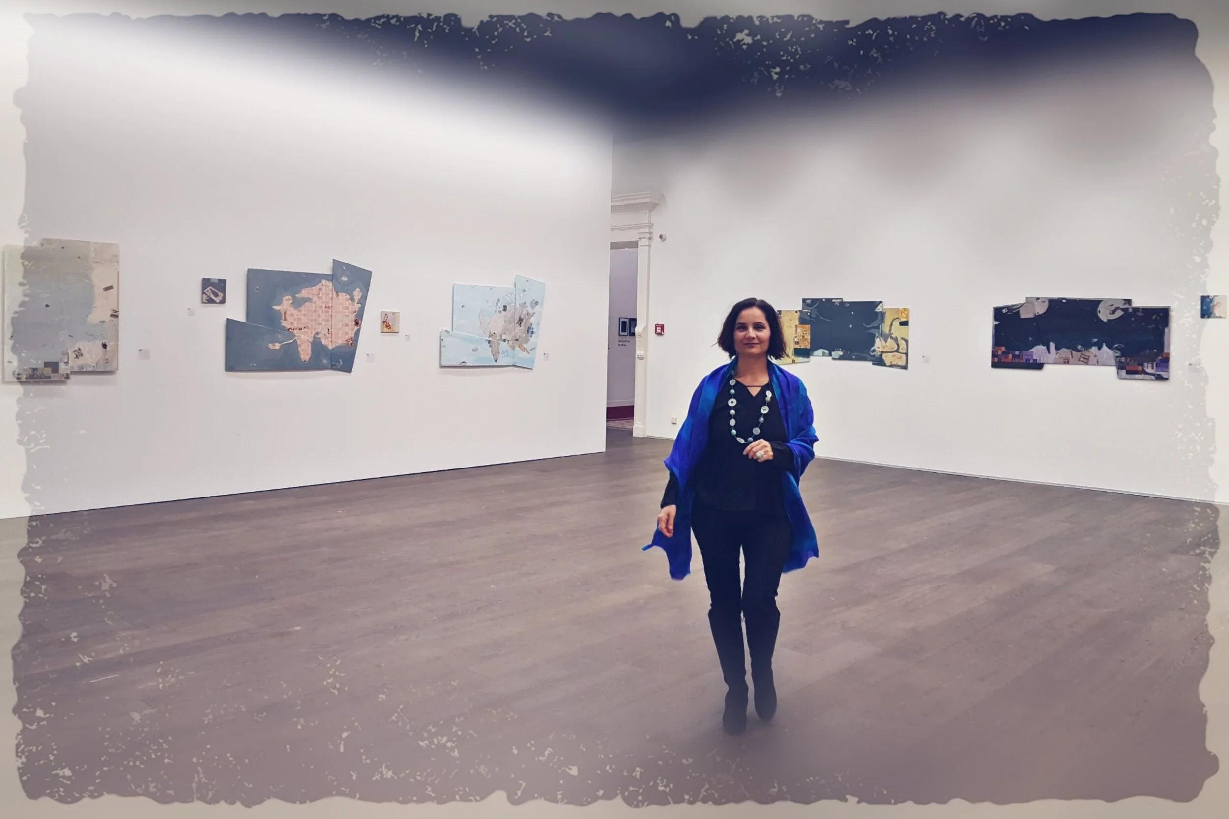 Opening at Galerie der Stadt Wels - Solo Exhibition SEAmaps