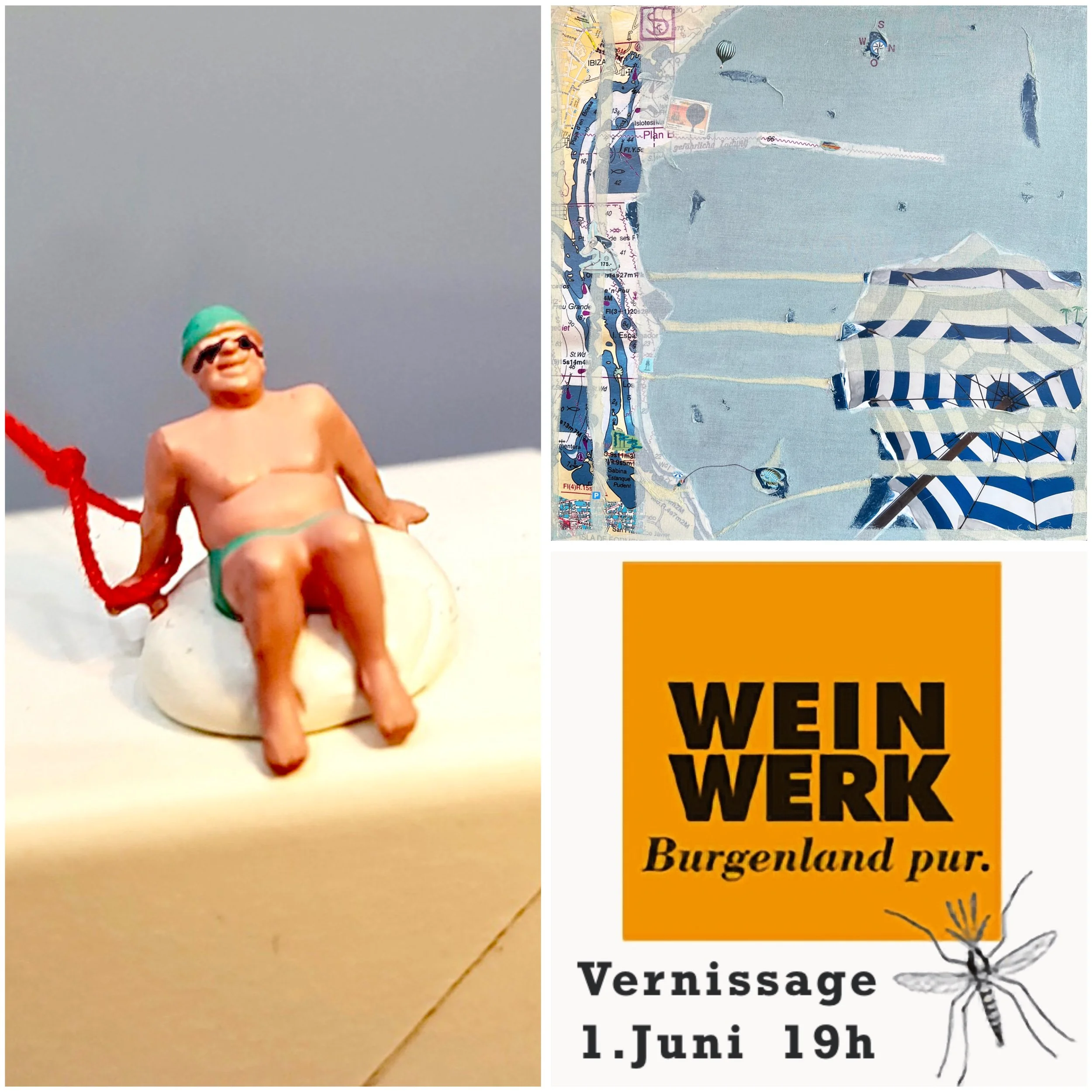 Einzelausstellung im Weinwerk Burgenland